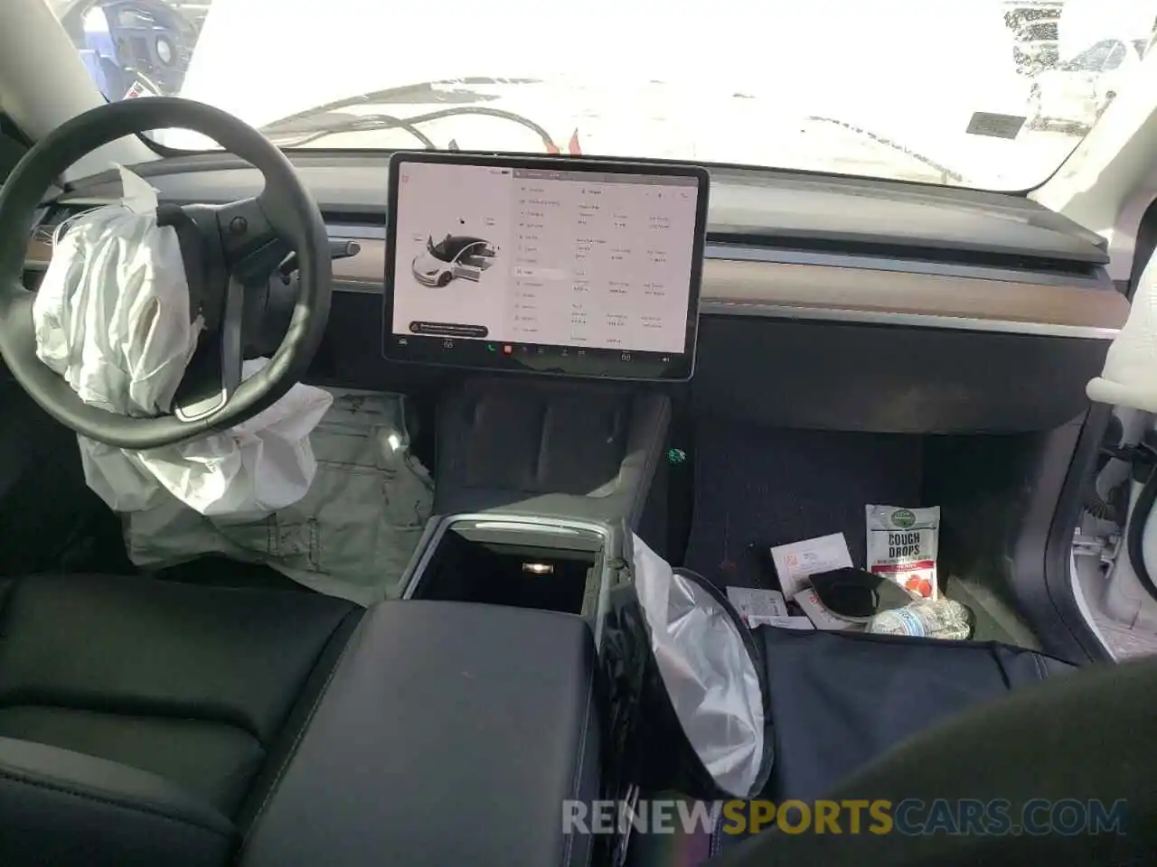 9 Photograph of a damaged car 5YJ3E1EA3MF016335 TESLA MODEL 3 2021