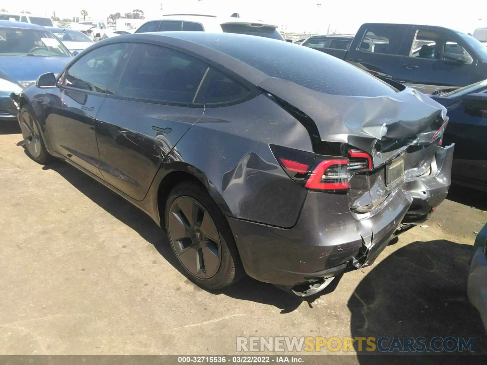 3 Photograph of a damaged car 5YJ3E1EA3MF026783 TESLA MODEL 3 2021