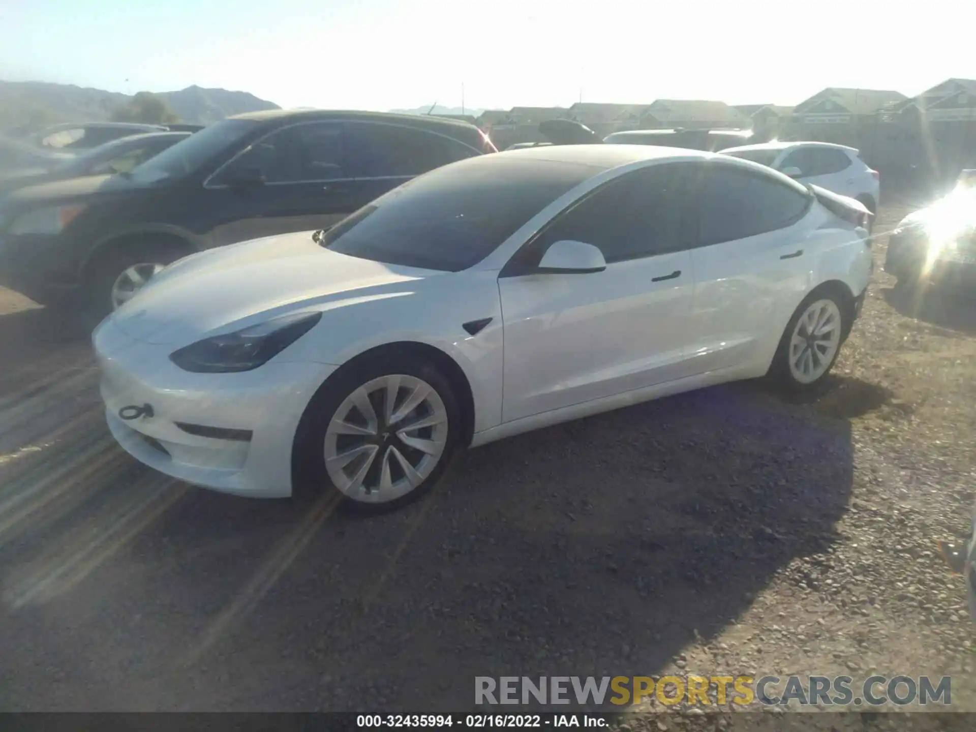 2 Фотография поврежденного автомобиля 5YJ3E1EA3MF053367 TESLA MODEL 3 2021