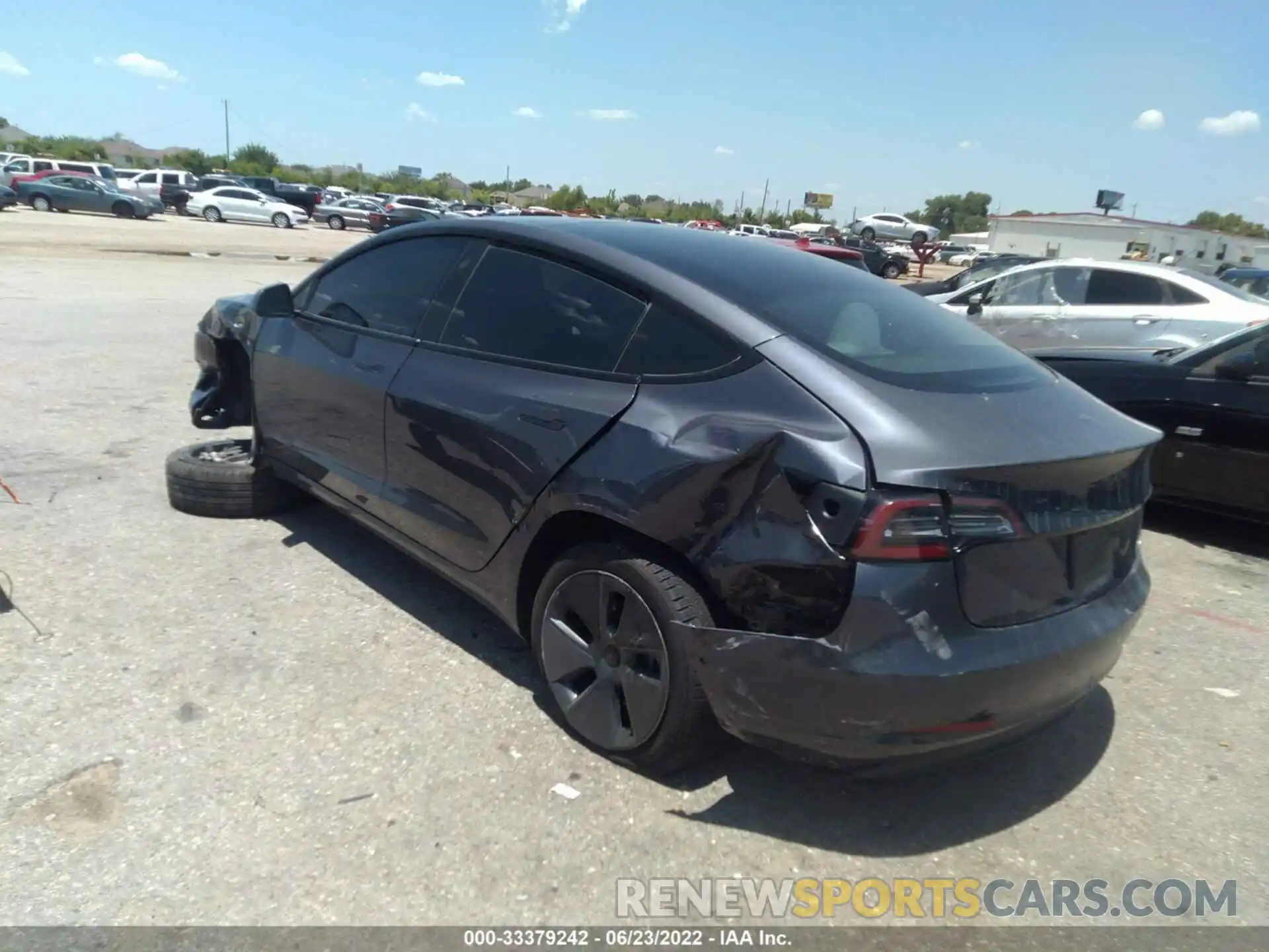 3 Photograph of a damaged car 5YJ3E1EA3MF084540 TESLA MODEL 3 2021