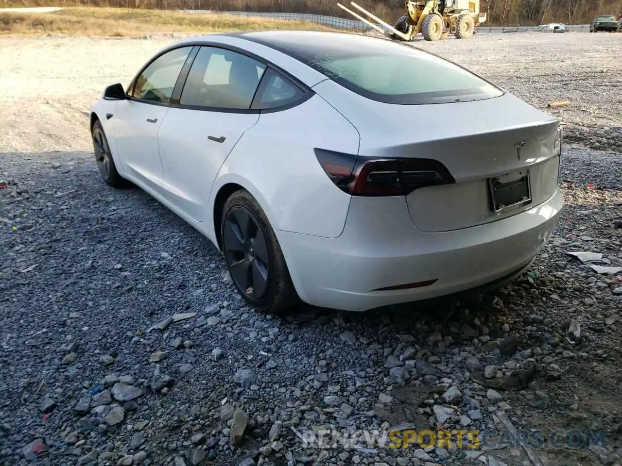 3 Photograph of a damaged car 5YJ3E1EA3MF085302 TESLA MODEL 3 2021