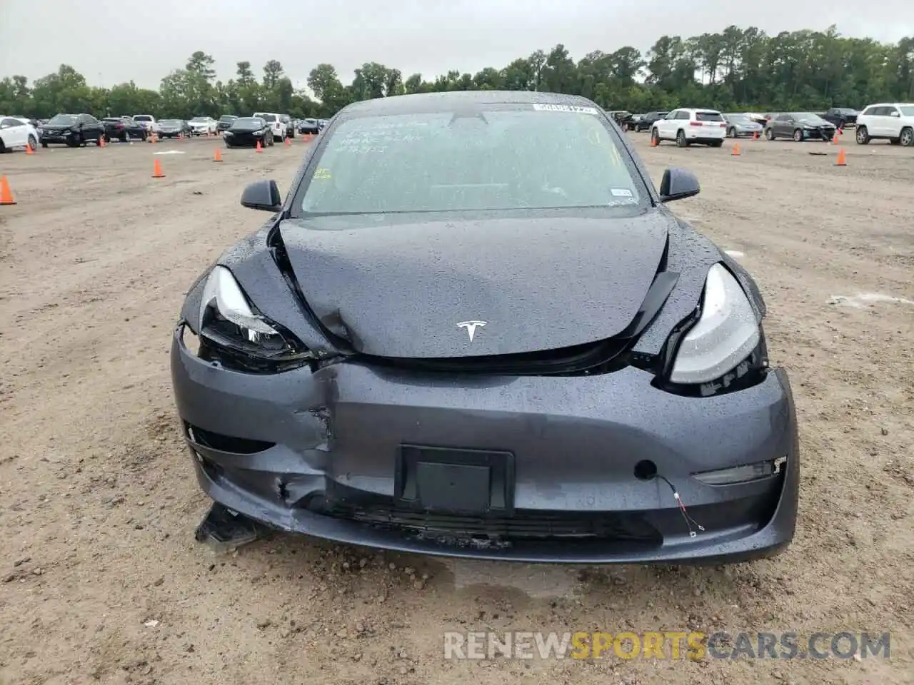 9 Photograph of a damaged car 5YJ3E1EA3MF089379 TESLA MODEL 3 2021