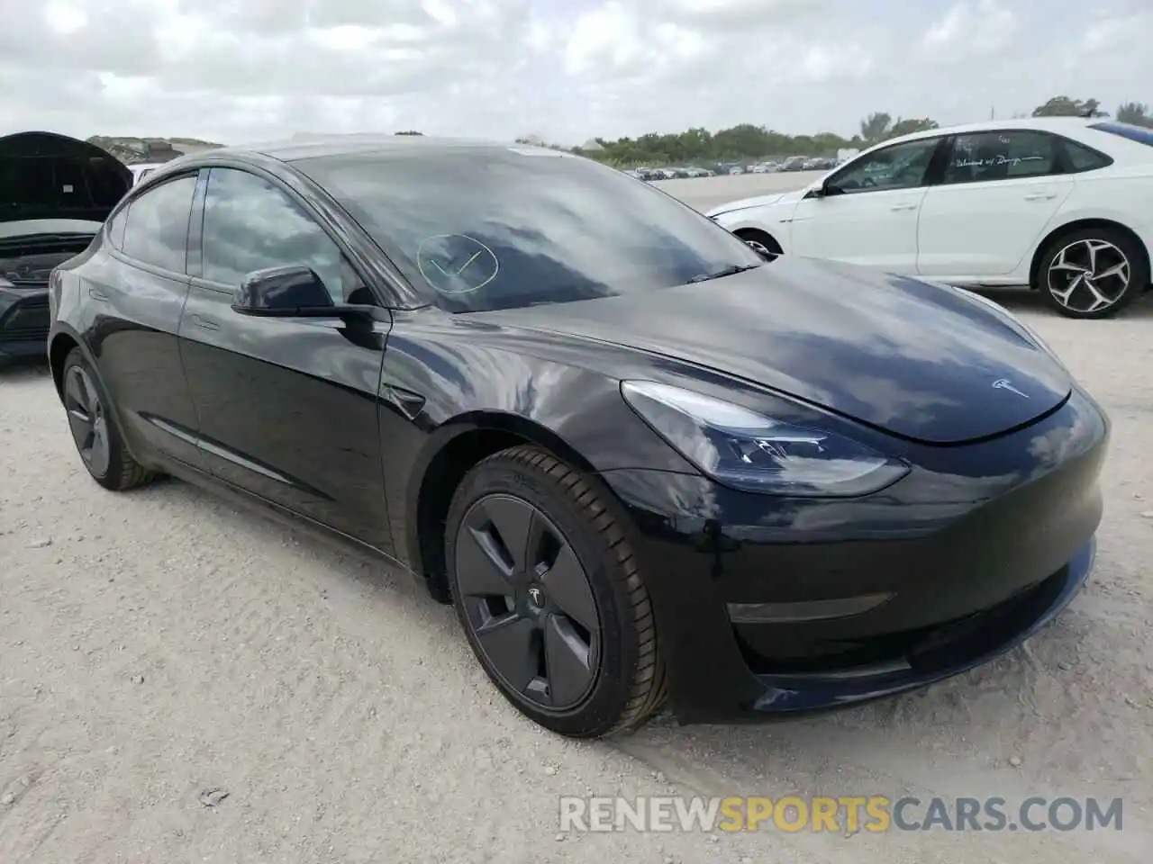 1 Photograph of a damaged car 5YJ3E1EA3MF089950 TESLA MODEL 3 2021