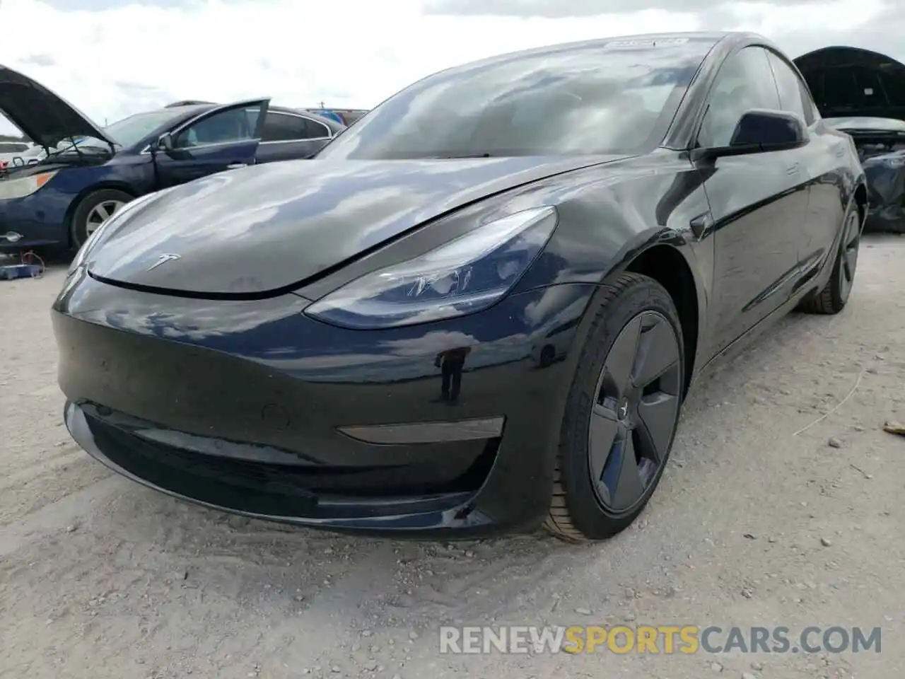 2 Фотография поврежденного автомобиля 5YJ3E1EA3MF089950 TESLA MODEL 3 2021