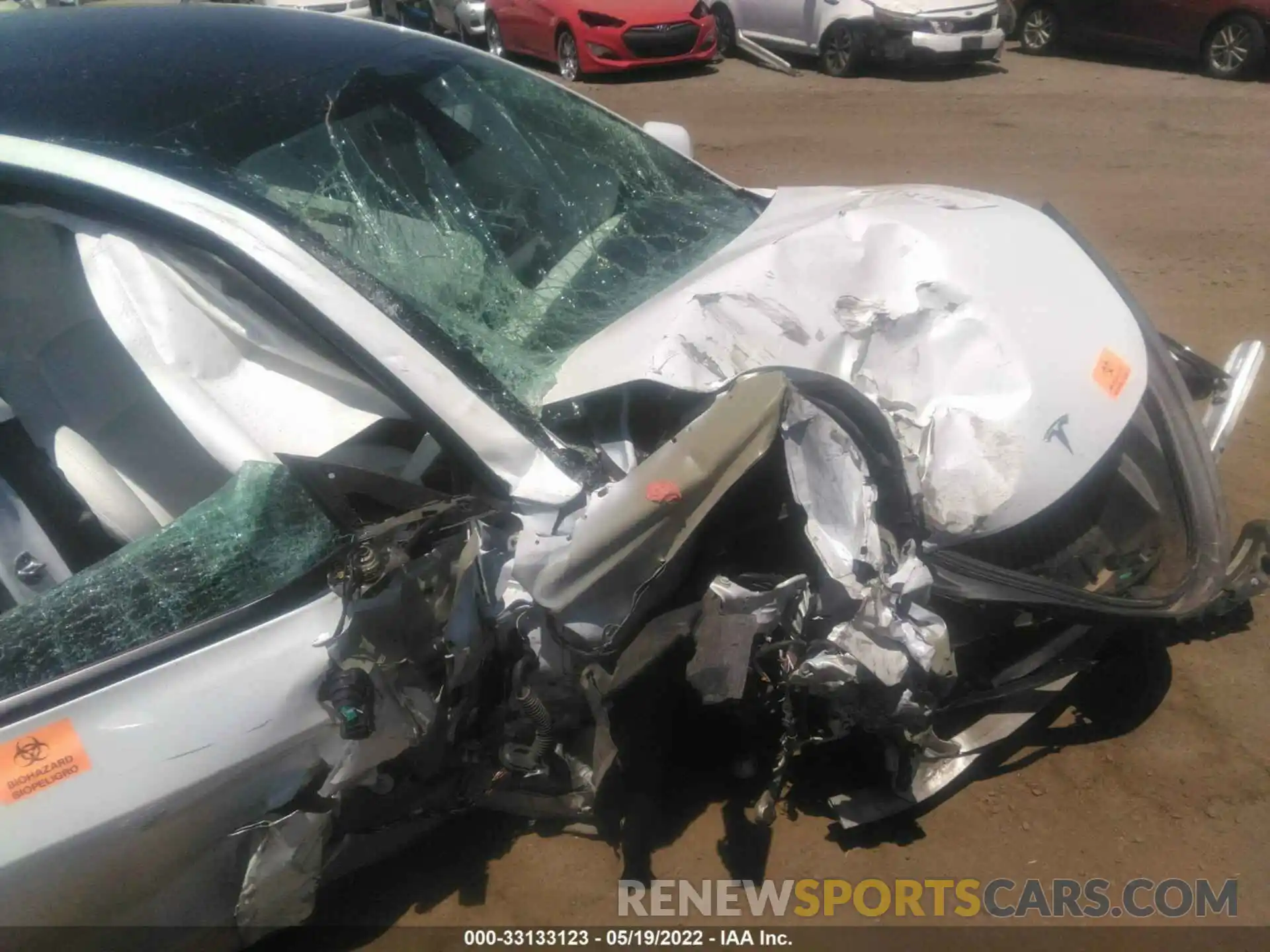 6 Photograph of a damaged car 5YJ3E1EA3MF843445 TESLA MODEL 3 2021