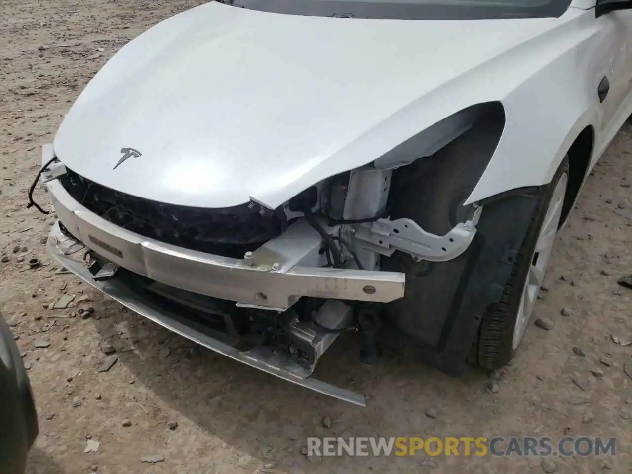 9 Photograph of a damaged car 5YJ3E1EA3MF849195 TESLA MODEL 3 2021