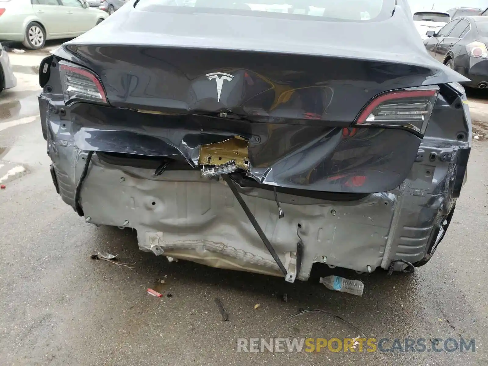 9 Photograph of a damaged car 5YJ3E1EA3MF851092 TESLA MODEL 3 2021