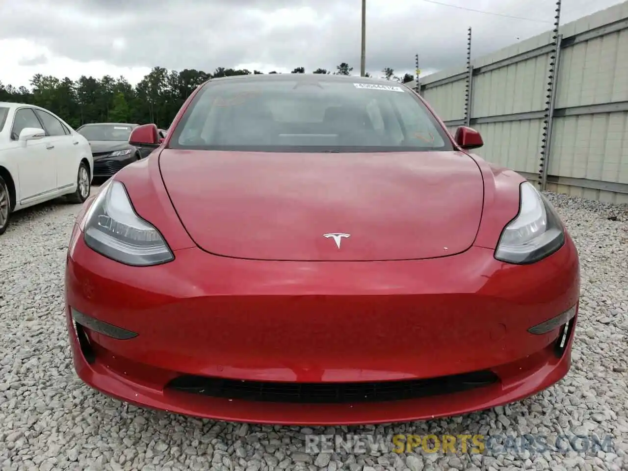 9 Photograph of a damaged car 5YJ3E1EA3MF854591 TESLA MODEL 3 2021