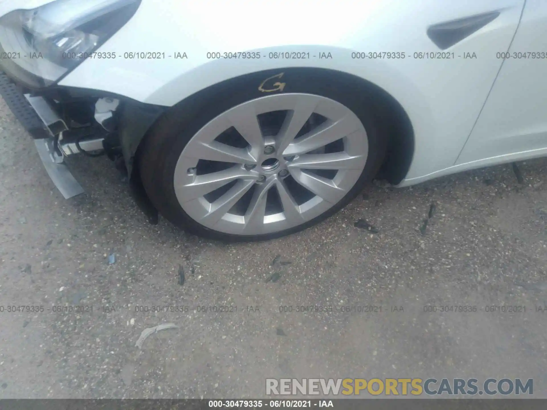 12 Photograph of a damaged car 5YJ3E1EA3MF856776 TESLA MODEL 3 2021