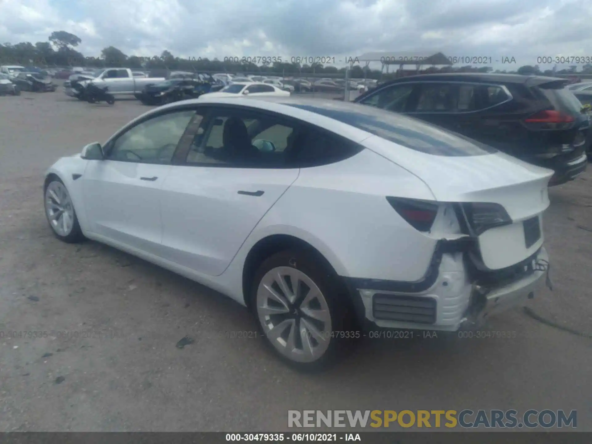 3 Photograph of a damaged car 5YJ3E1EA3MF856776 TESLA MODEL 3 2021