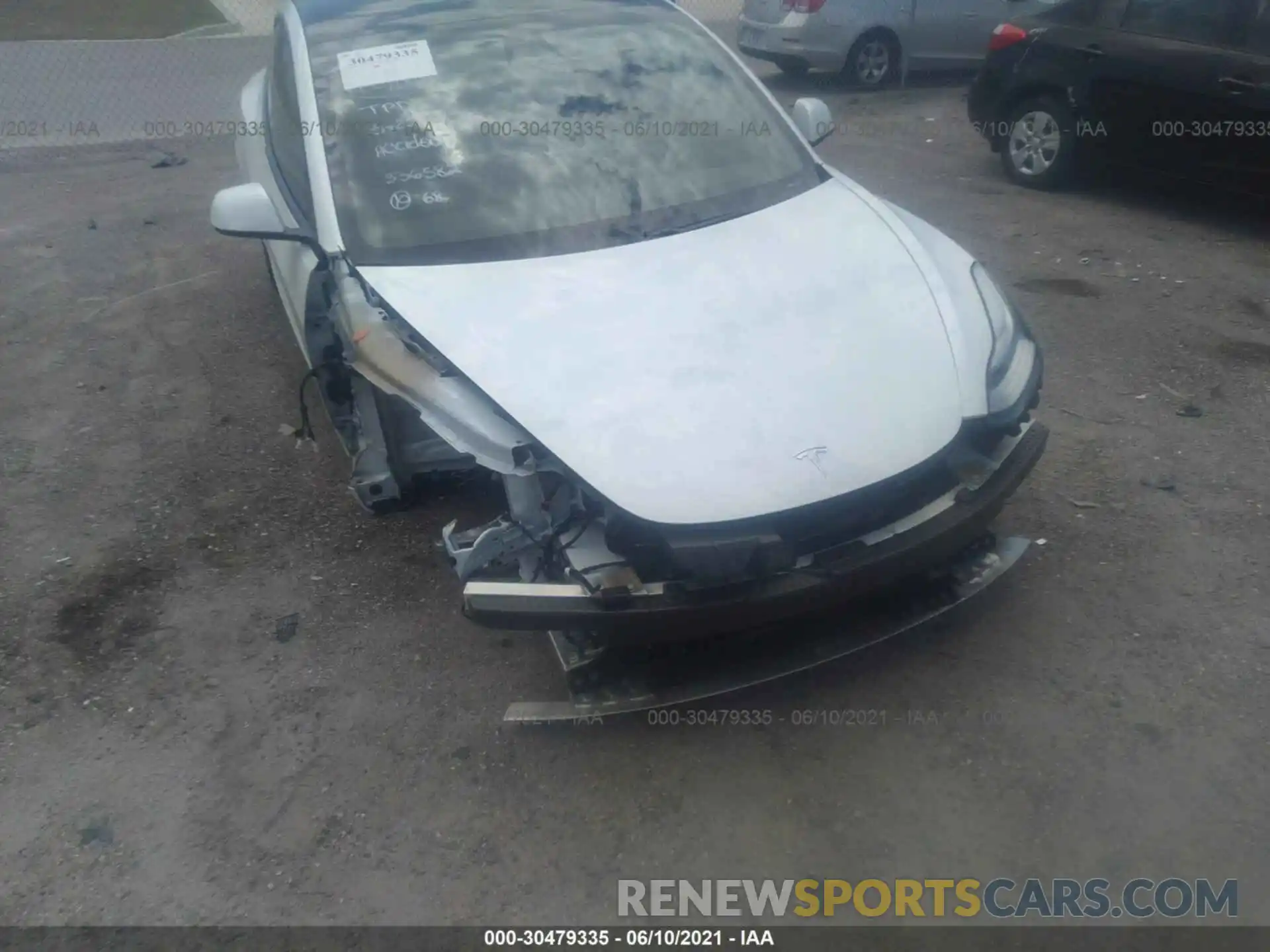 6 Photograph of a damaged car 5YJ3E1EA3MF856776 TESLA MODEL 3 2021