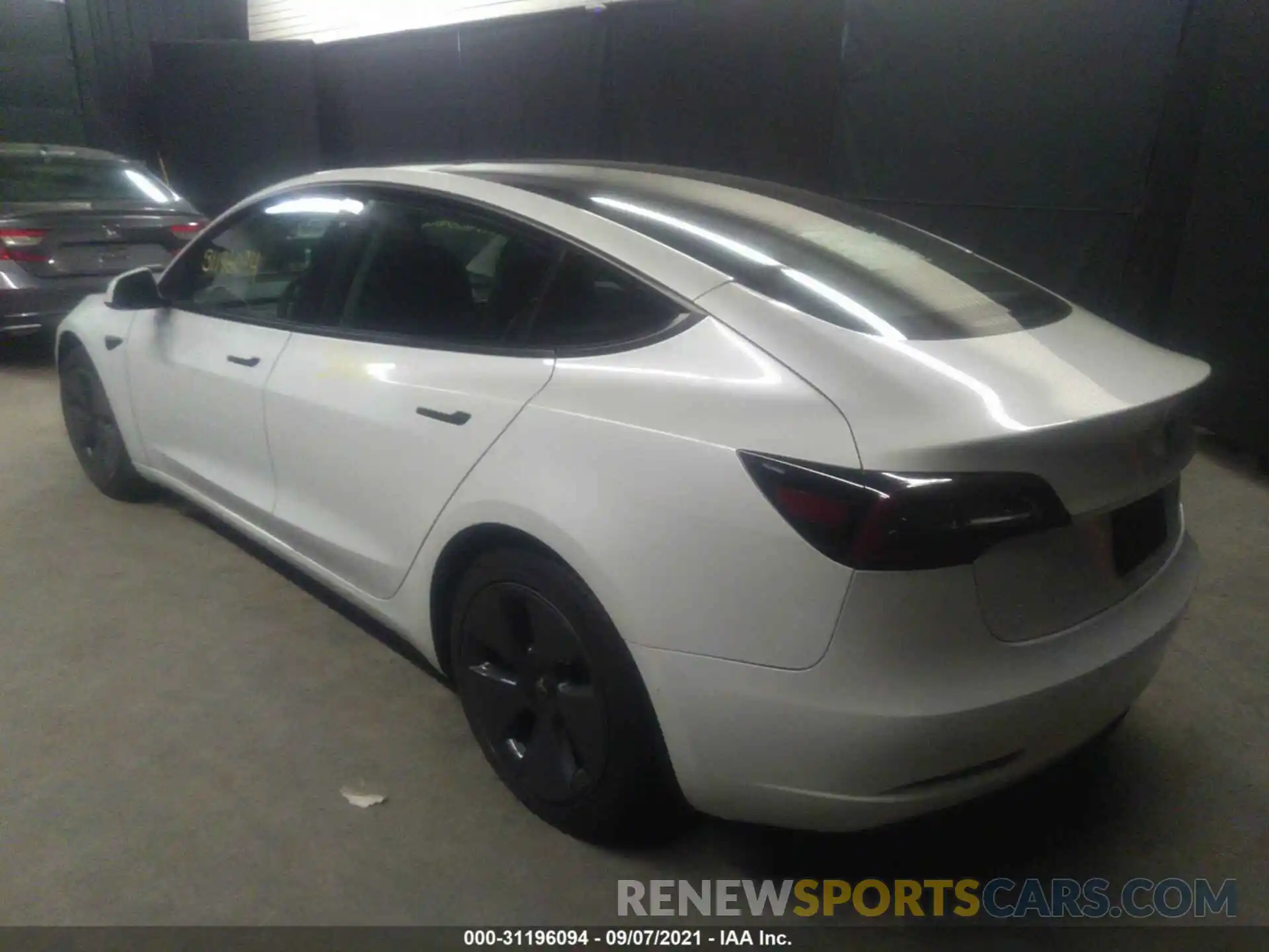 3 Photograph of a damaged car 5YJ3E1EA3MF857832 TESLA MODEL 3 2021