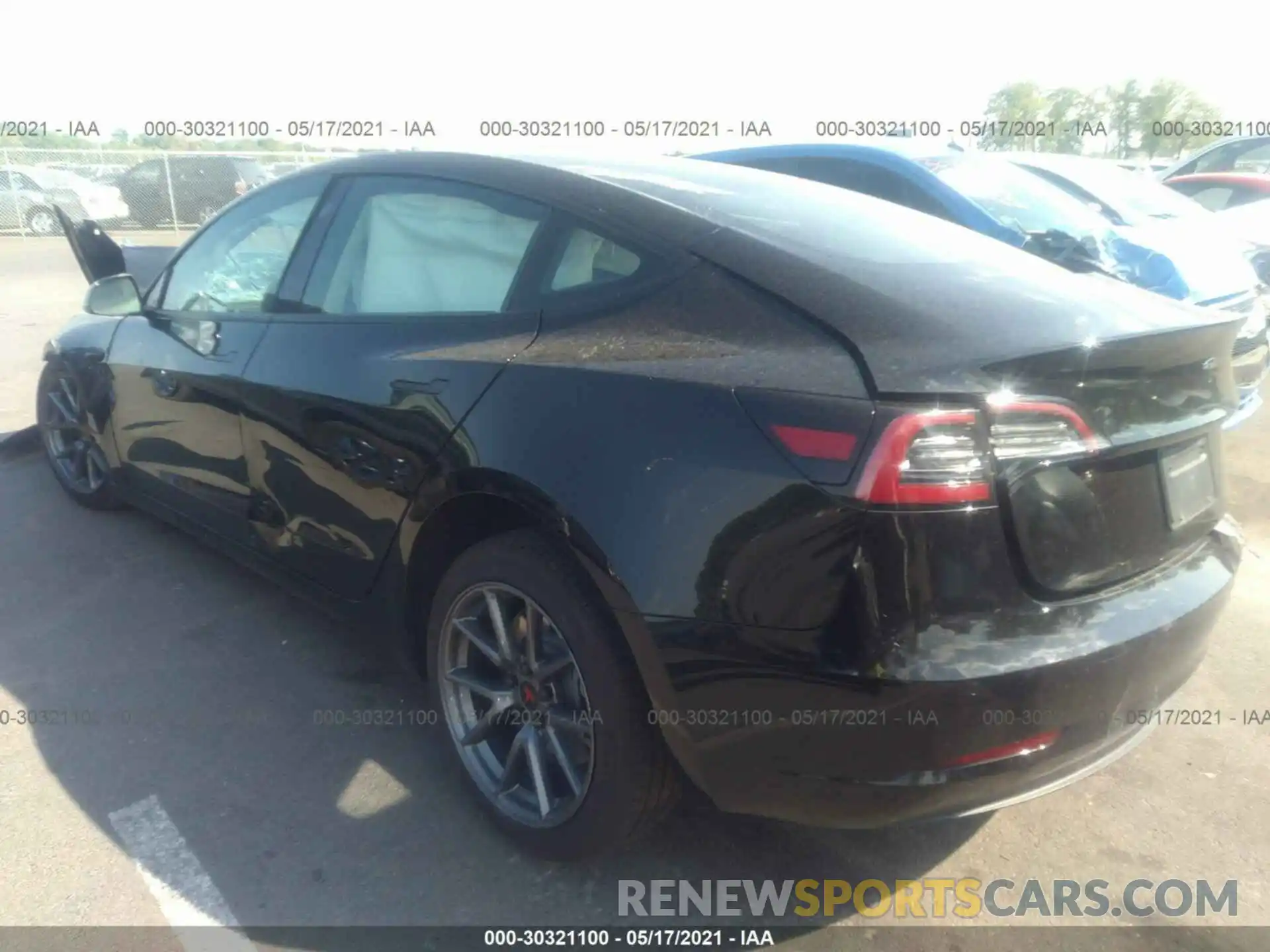 3 Photograph of a damaged car 5YJ3E1EA3MF860441 TESLA MODEL 3 2021