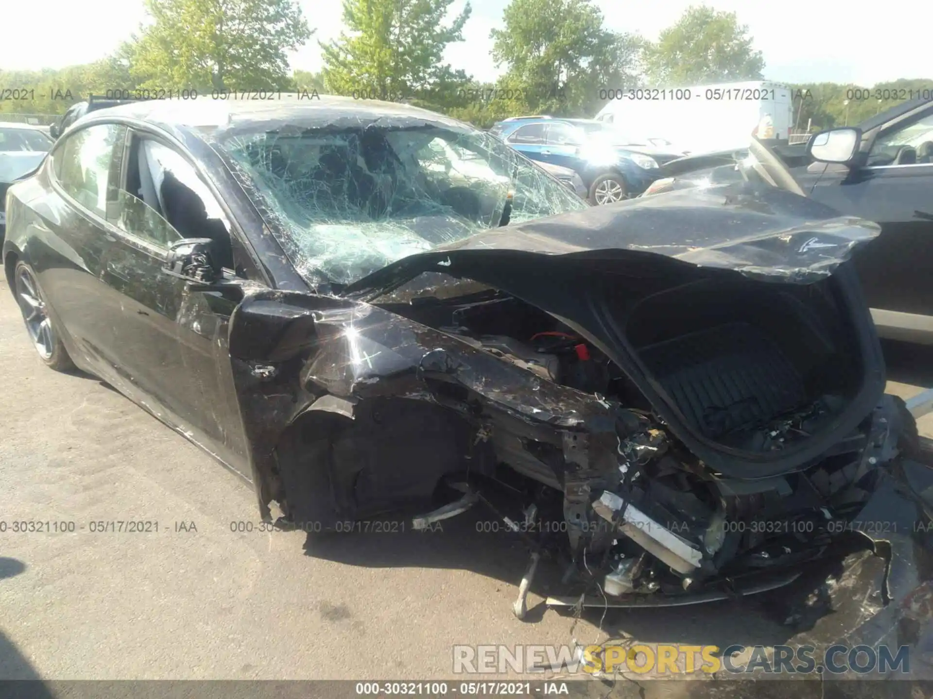 6 Photograph of a damaged car 5YJ3E1EA3MF860441 TESLA MODEL 3 2021