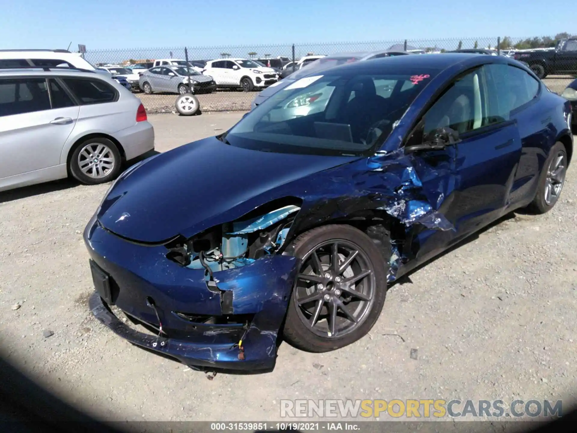 6 Photograph of a damaged car 5YJ3E1EA3MF867471 TESLA MODEL 3 2021