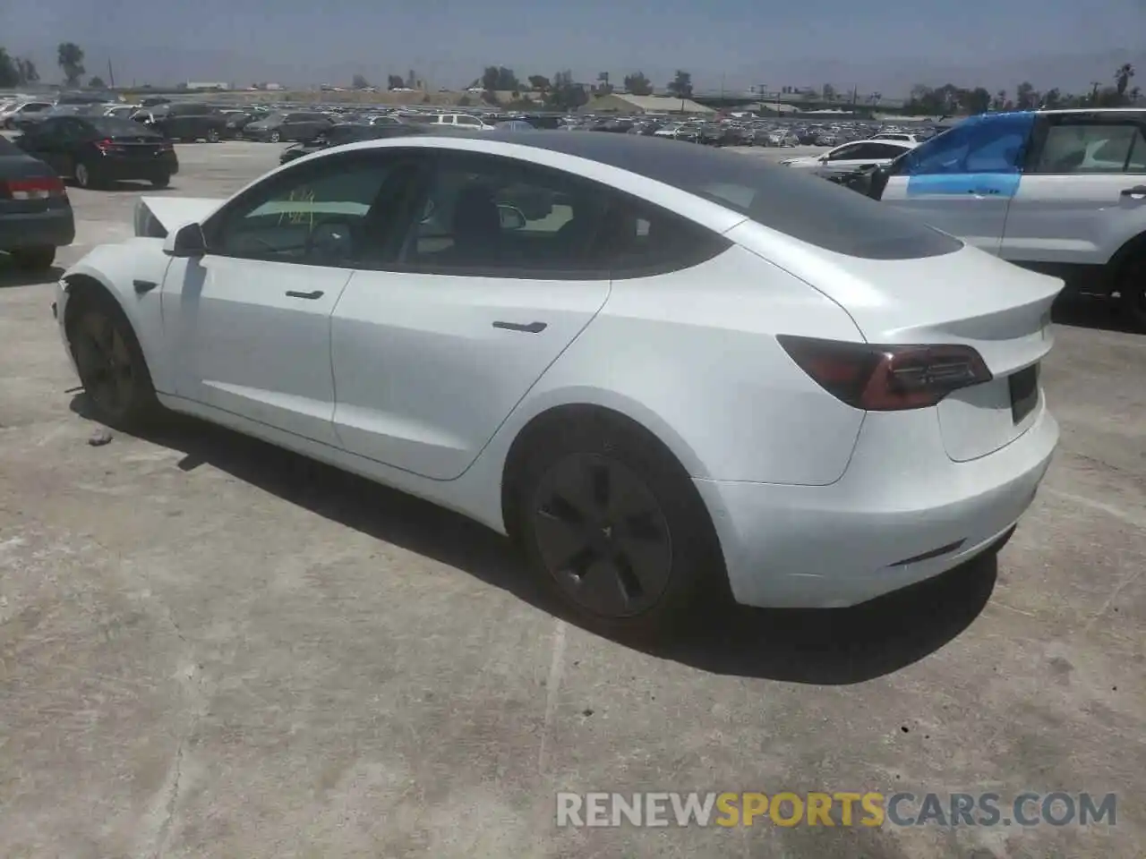 3 Photograph of a damaged car 5YJ3E1EA3MF871715 TESLA MODEL 3 2021