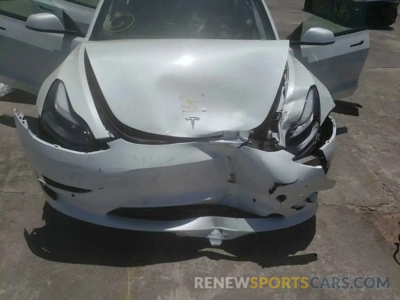 7 Photograph of a damaged car 5YJ3E1EA3MF871715 TESLA MODEL 3 2021