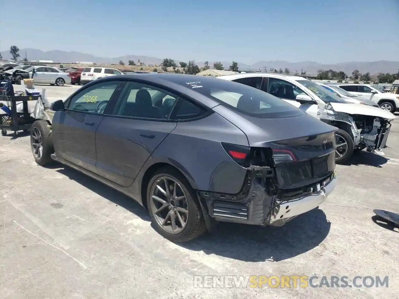 3 Photograph of a damaged car 5YJ3E1EA3MF872914 TESLA MODEL 3 2021