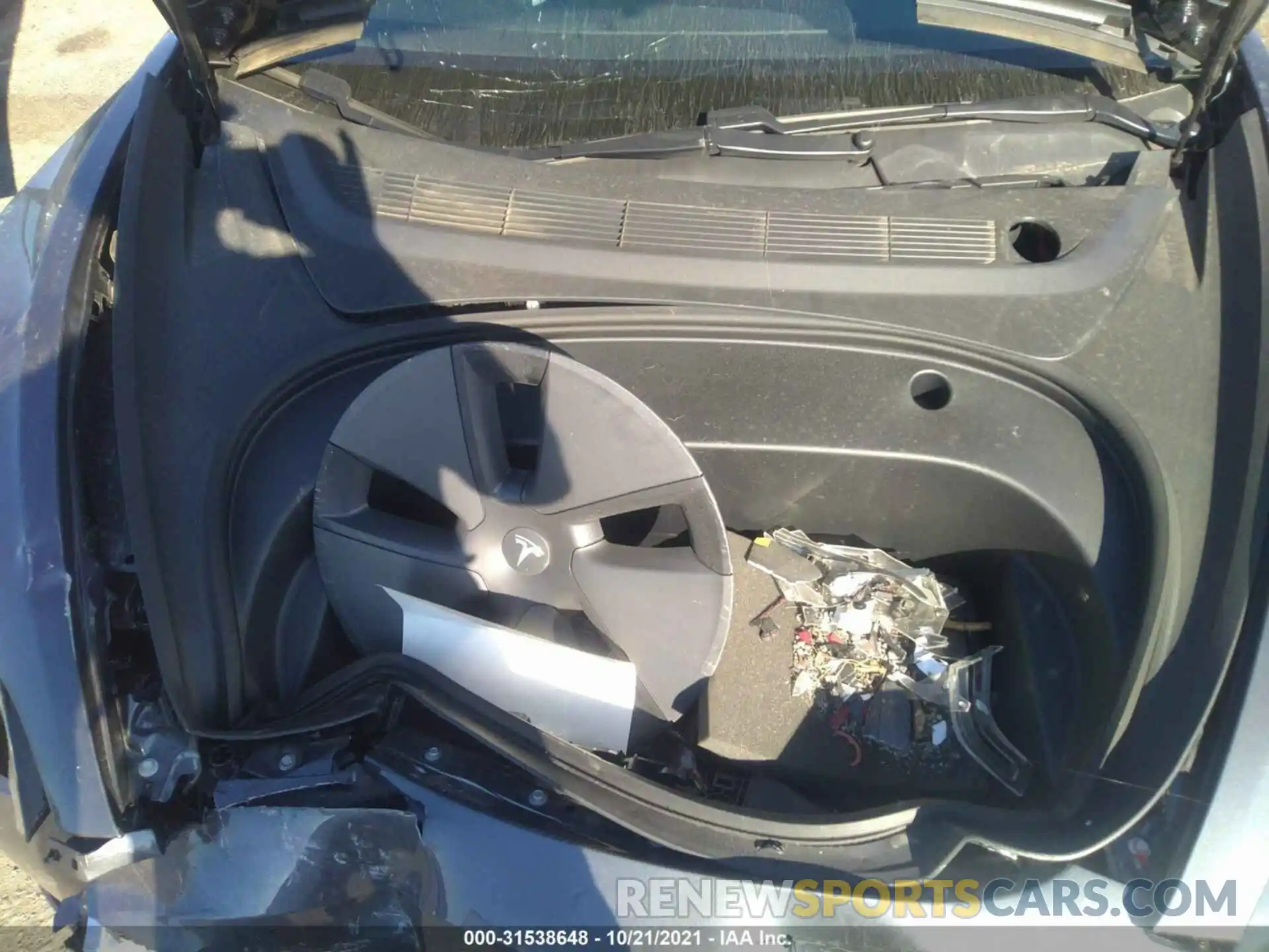 10 Photograph of a damaged car 5YJ3E1EA3MF914868 TESLA MODEL 3 2021