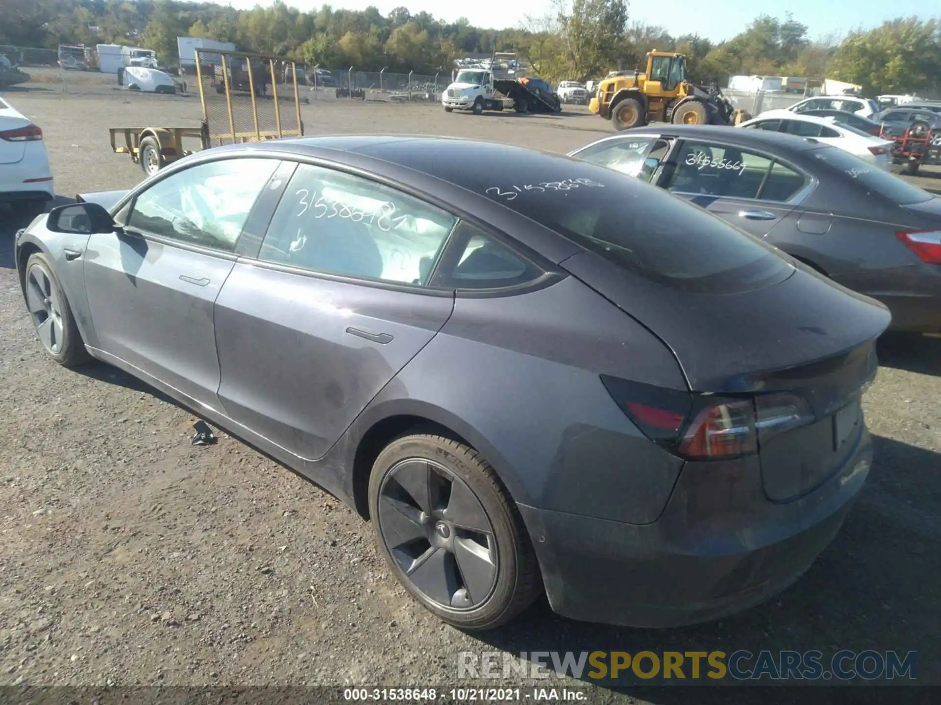 3 Photograph of a damaged car 5YJ3E1EA3MF914868 TESLA MODEL 3 2021