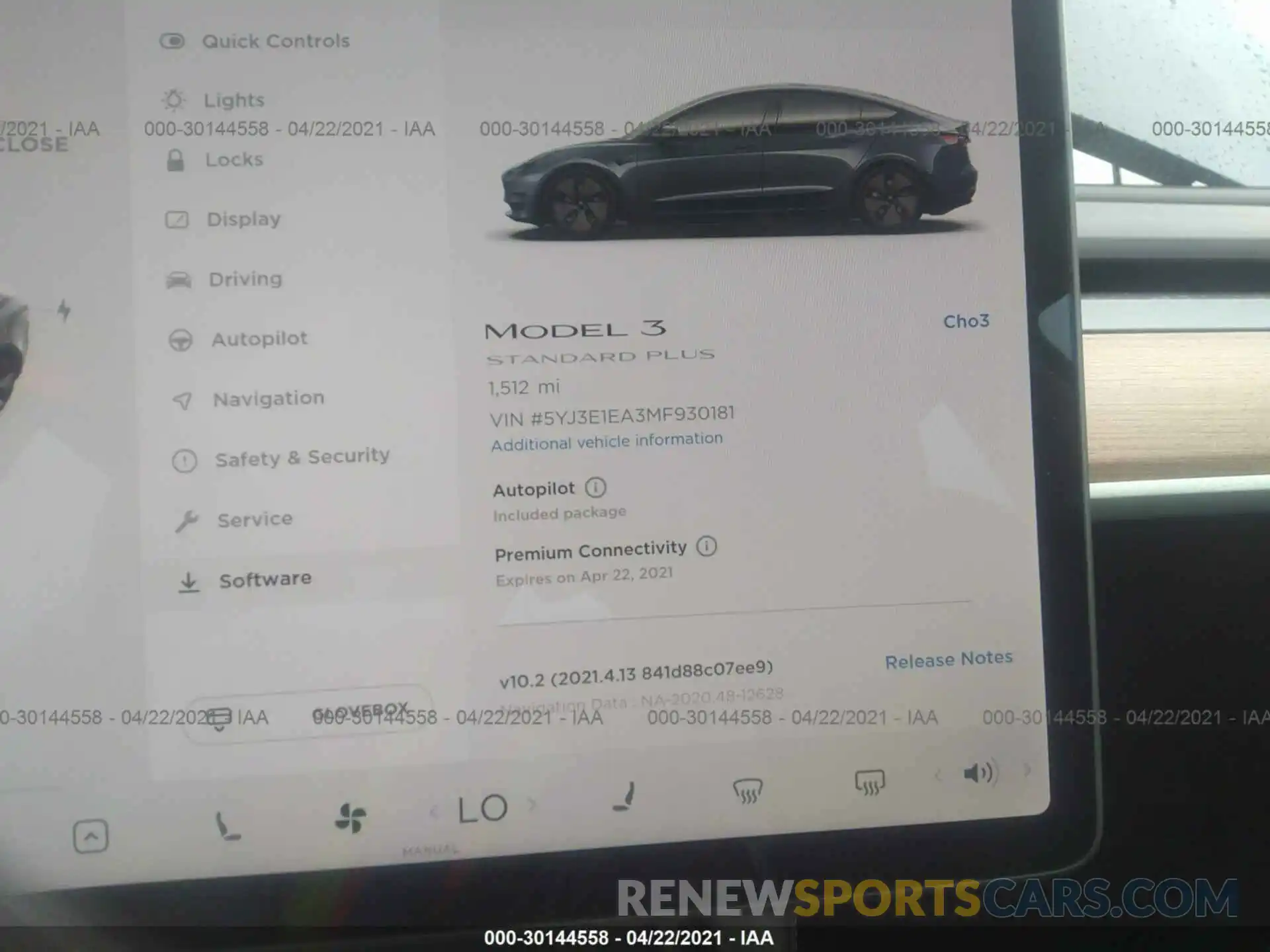 7 Фотография поврежденного автомобиля 5YJ3E1EA3MF930181 TESLA MODEL 3 2021