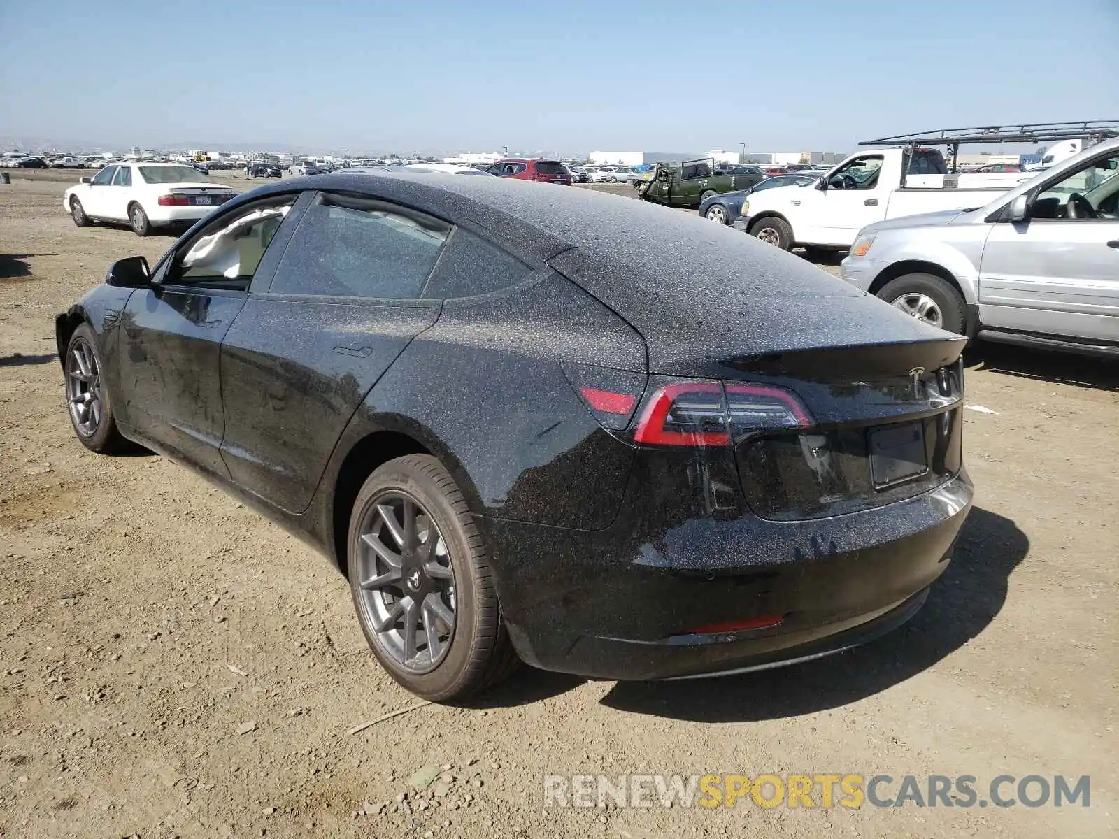 3 Photograph of a damaged car 5YJ3E1EA3MF930309 TESLA MODEL 3 2021