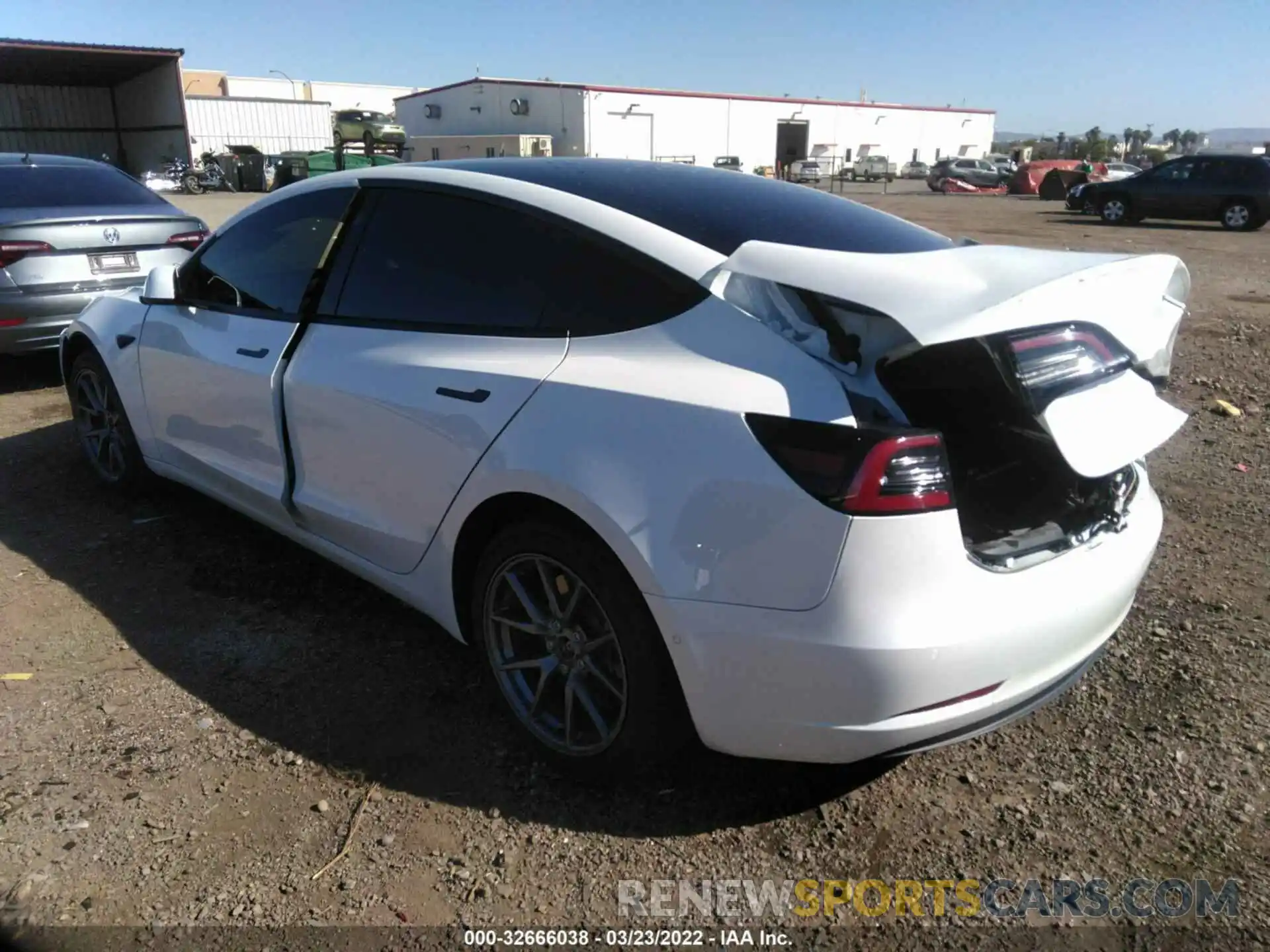 3 Photograph of a damaged car 5YJ3E1EA3MF930746 TESLA MODEL 3 2021