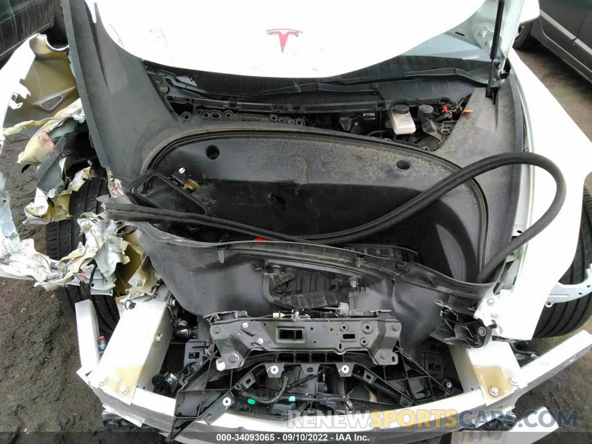 10 Photograph of a damaged car 5YJ3E1EA3MF938782 TESLA MODEL 3 2021