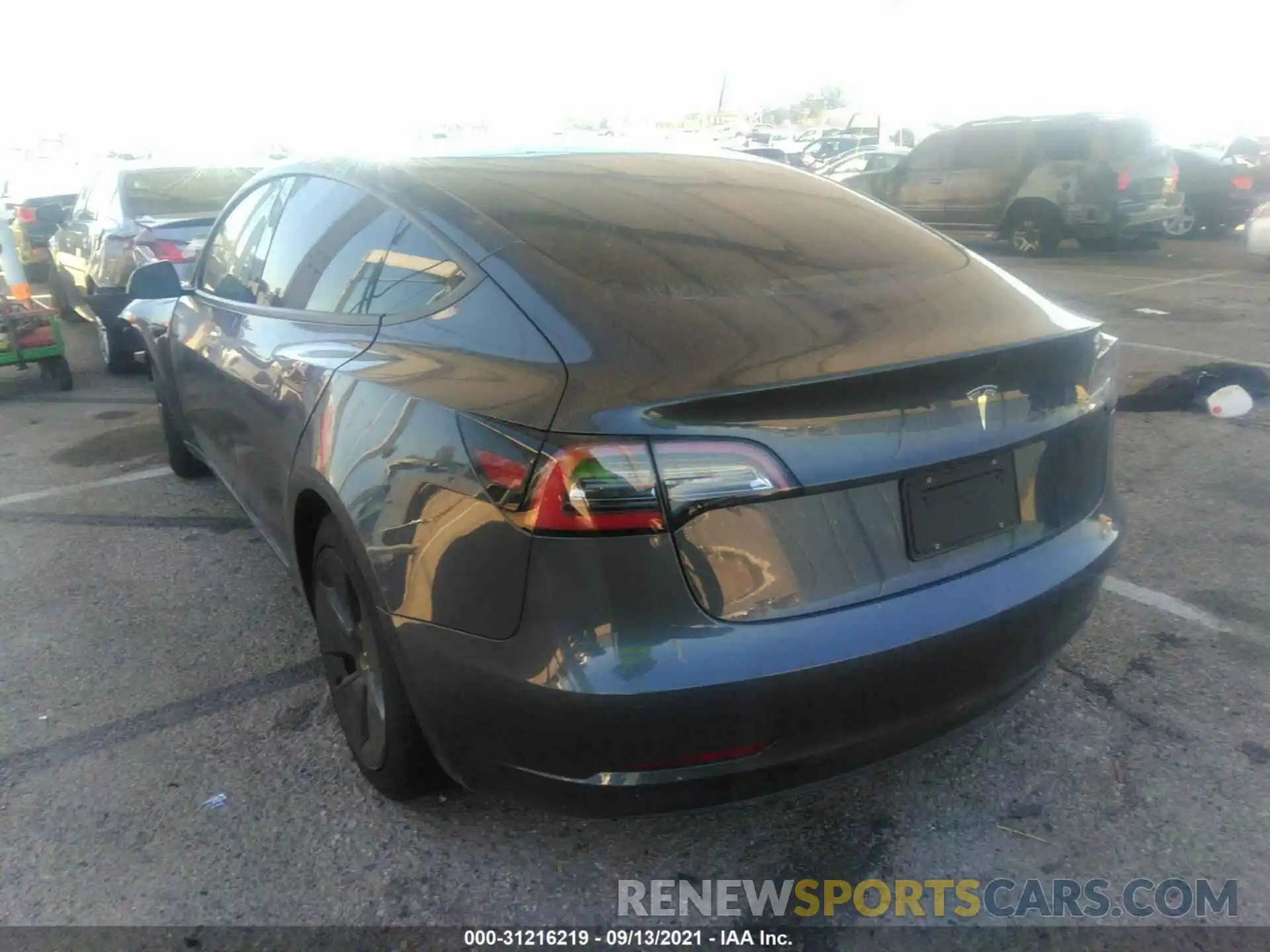 3 Photograph of a damaged car 5YJ3E1EA3MF940094 TESLA MODEL 3 2021