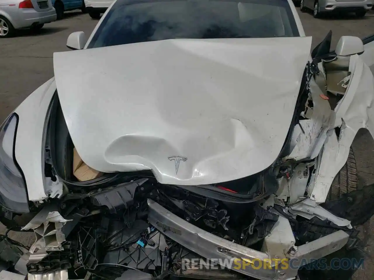 7 Photograph of a damaged car 5YJ3E1EA3MF976898 TESLA MODEL 3 2021