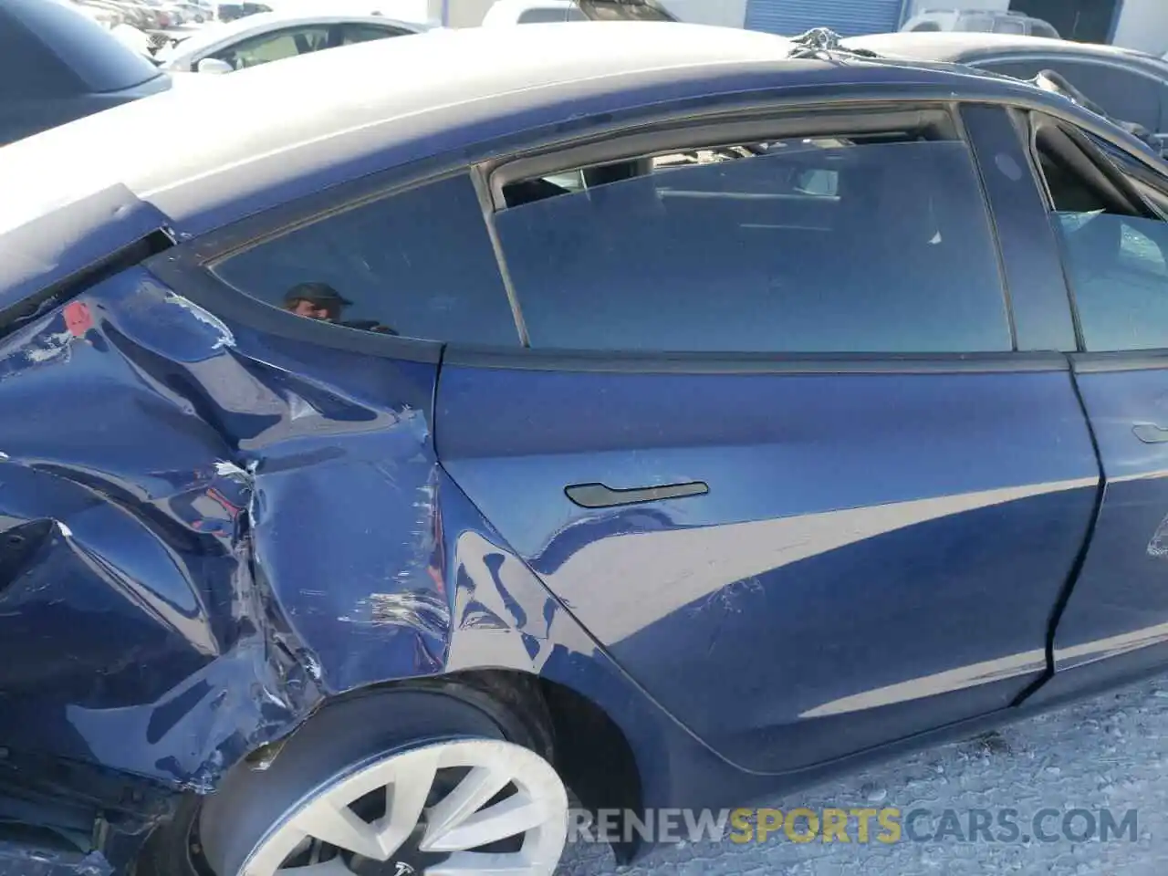 6 Photograph of a damaged car 5YJ3E1EA3MF977758 TESLA MODEL 3 2021