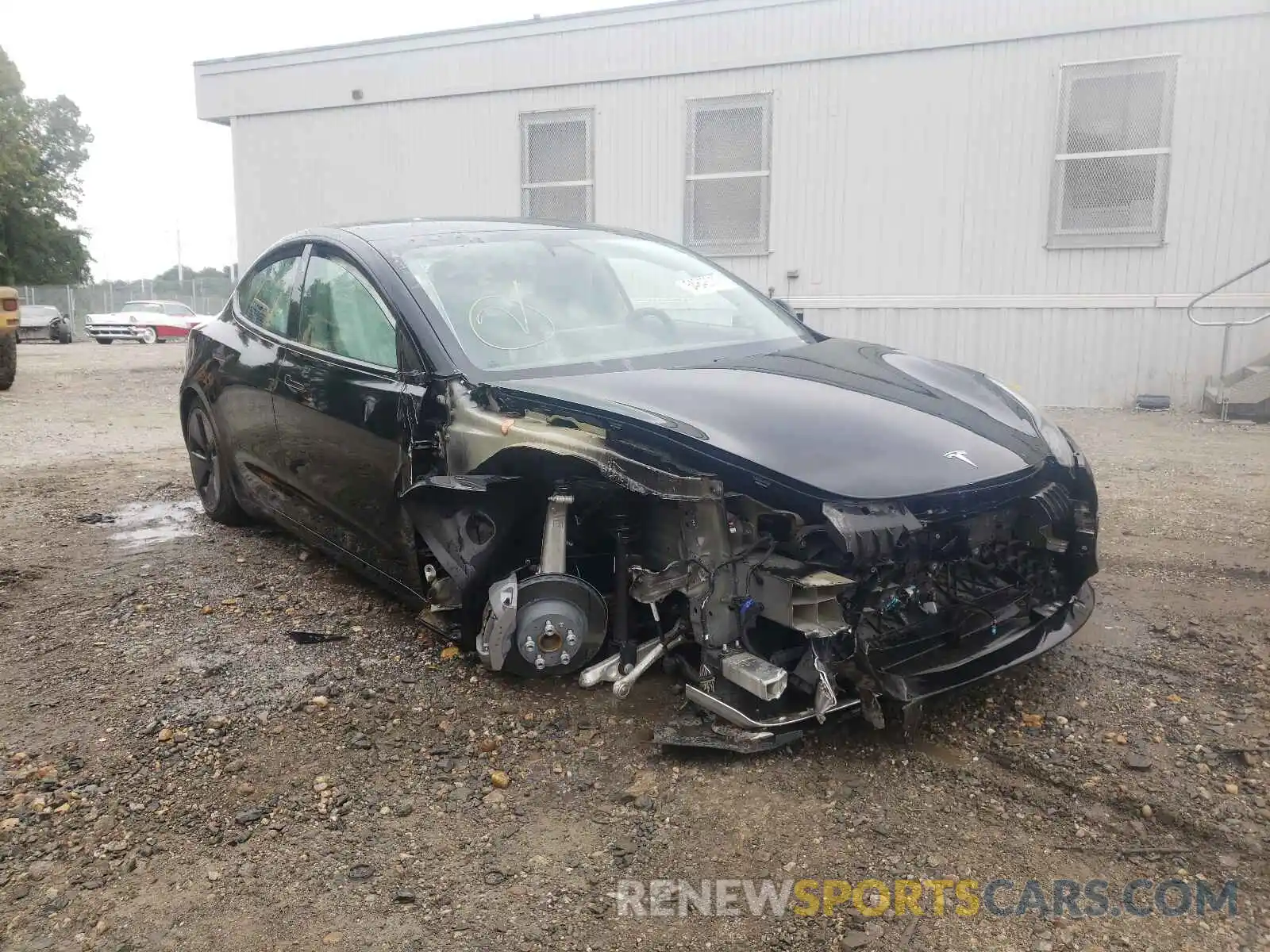 1 Photograph of a damaged car 5YJ3E1EA3MF991112 TESLA MODEL 3 2021