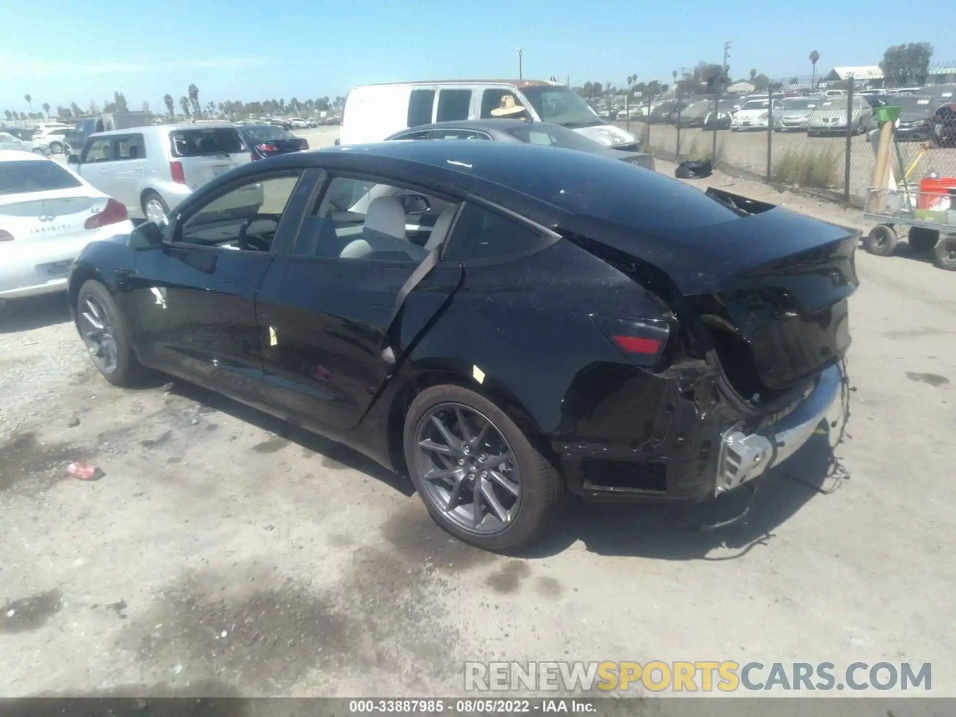 3 Photograph of a damaged car 5YJ3E1EA3MF994205 TESLA MODEL 3 2021