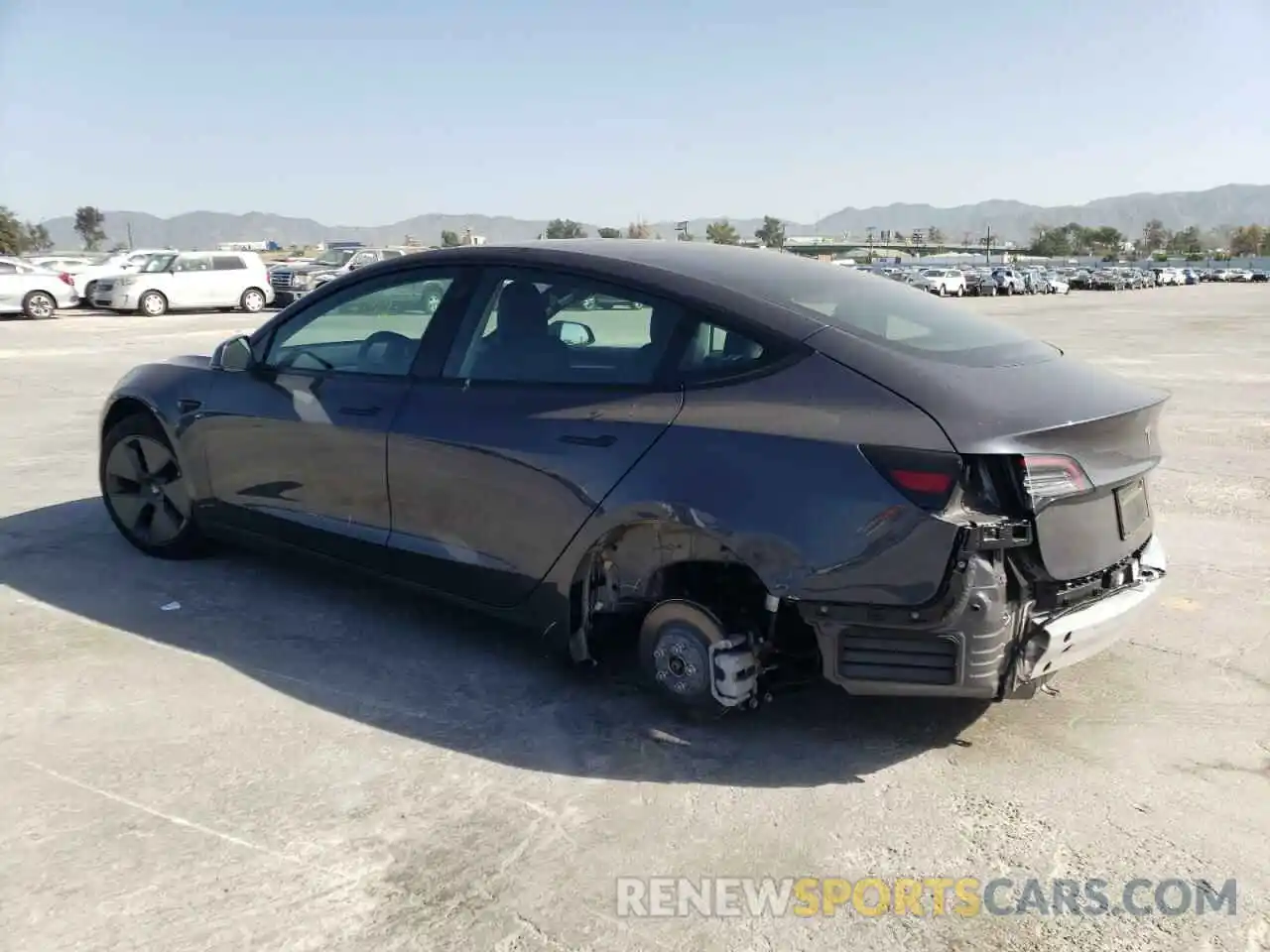 3 Photograph of a damaged car 5YJ3E1EA3MF997038 TESLA MODEL 3 2021