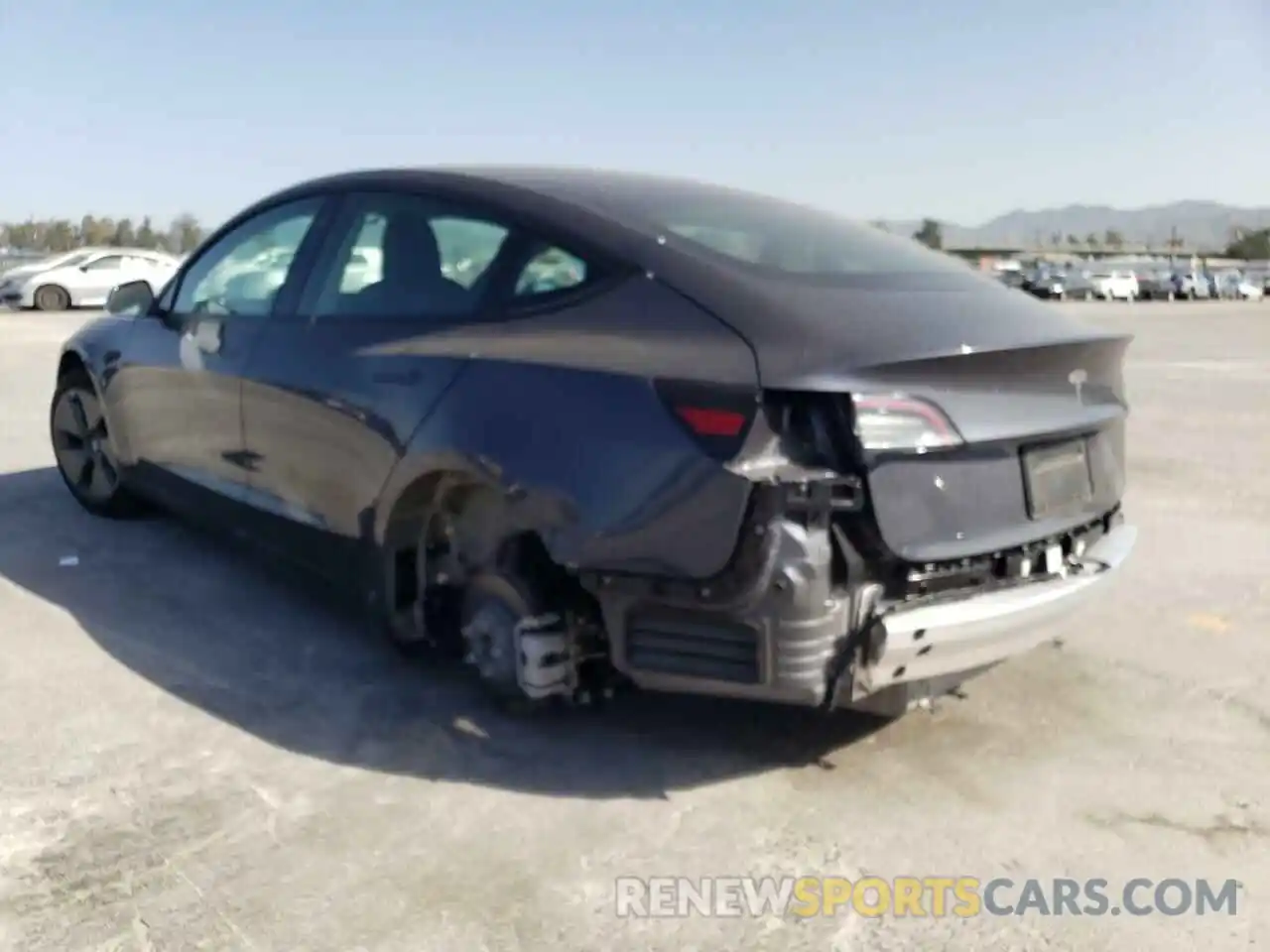 9 Photograph of a damaged car 5YJ3E1EA3MF997038 TESLA MODEL 3 2021