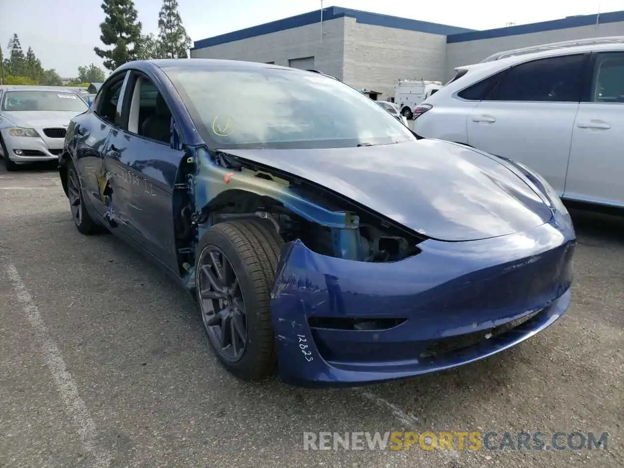 1 Фотография поврежденного автомобиля 5YJ3E1EA4MF006249 TESLA MODEL 3 2021