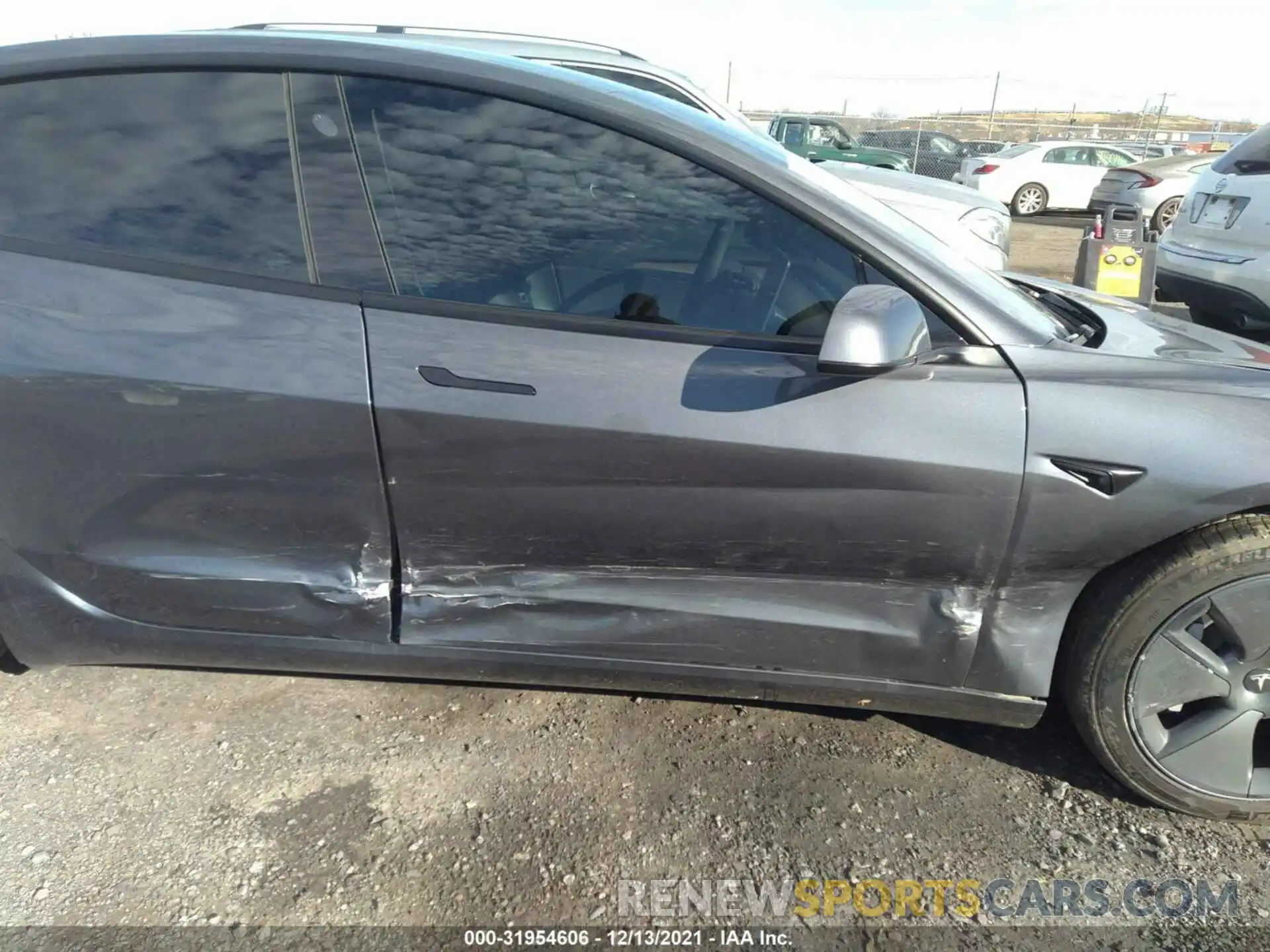 6 Photograph of a damaged car 5YJ3E1EA4MF017638 TESLA MODEL 3 2021