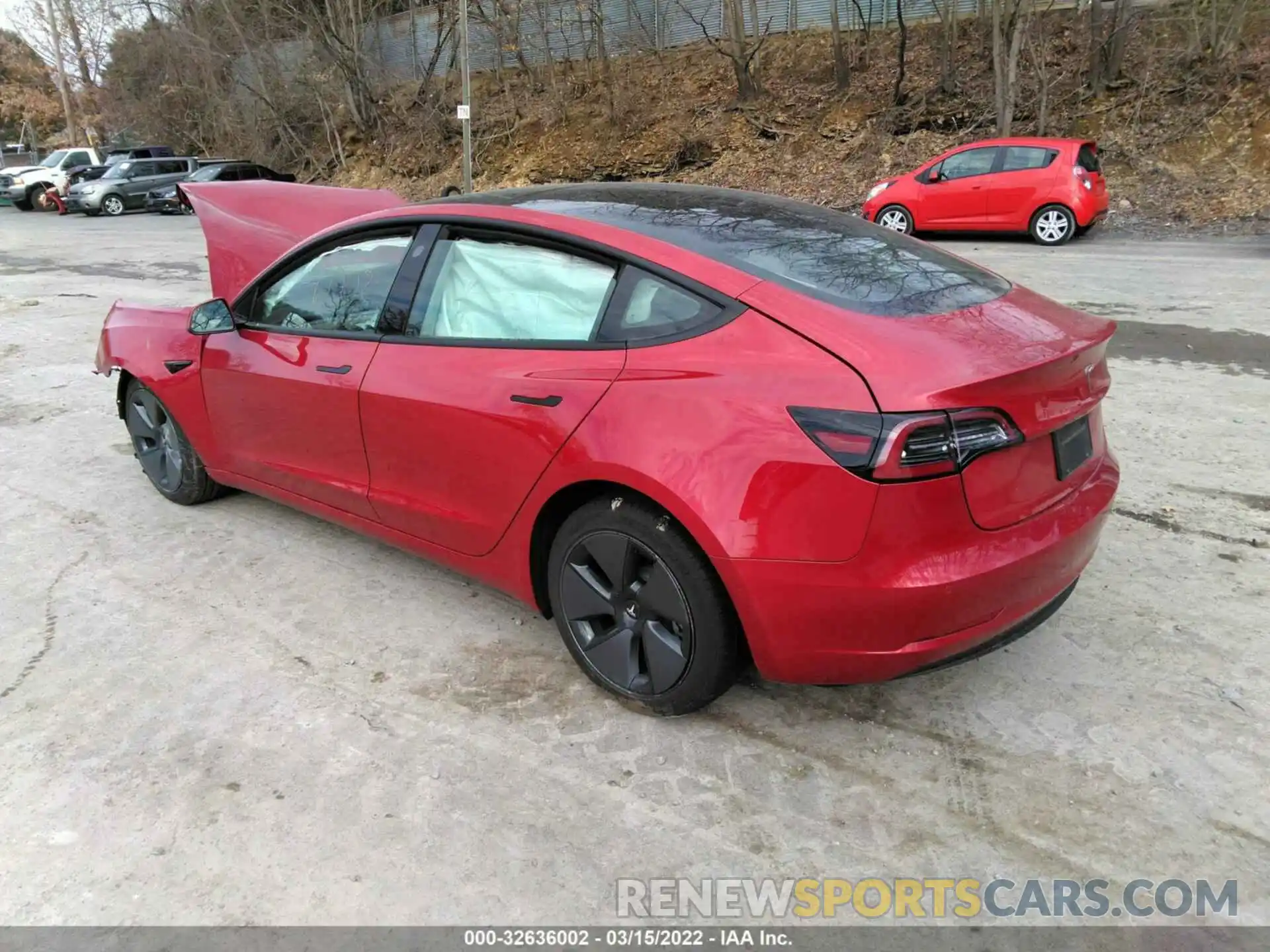 3 Photograph of a damaged car 5YJ3E1EA4MF029241 TESLA MODEL 3 2021