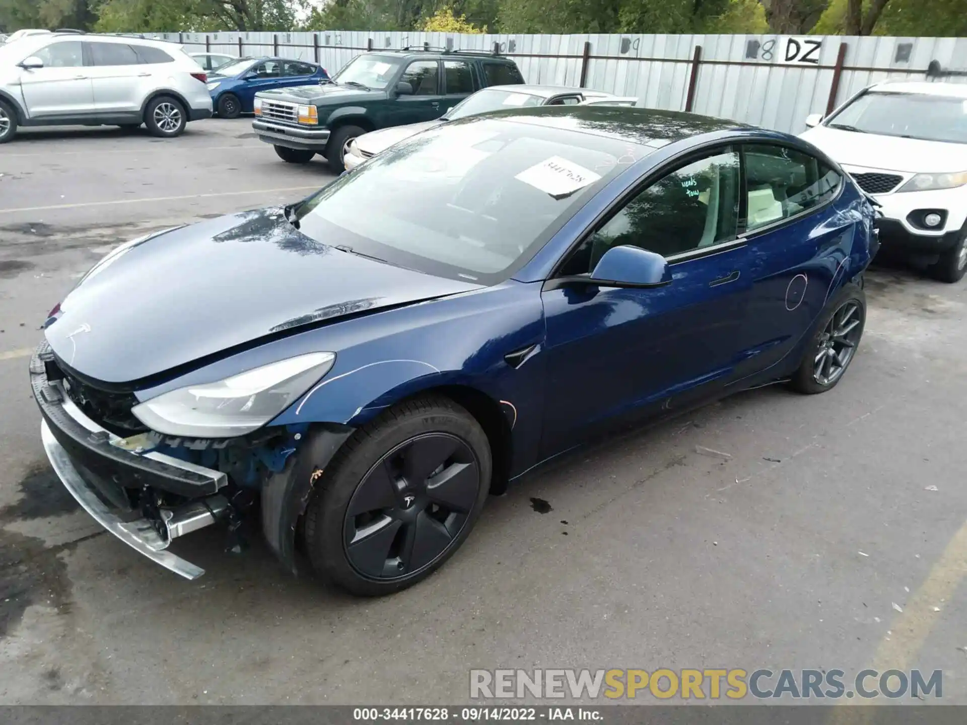 2 Фотография поврежденного автомобиля 5YJ3E1EA4MF041695 TESLA MODEL 3 2021