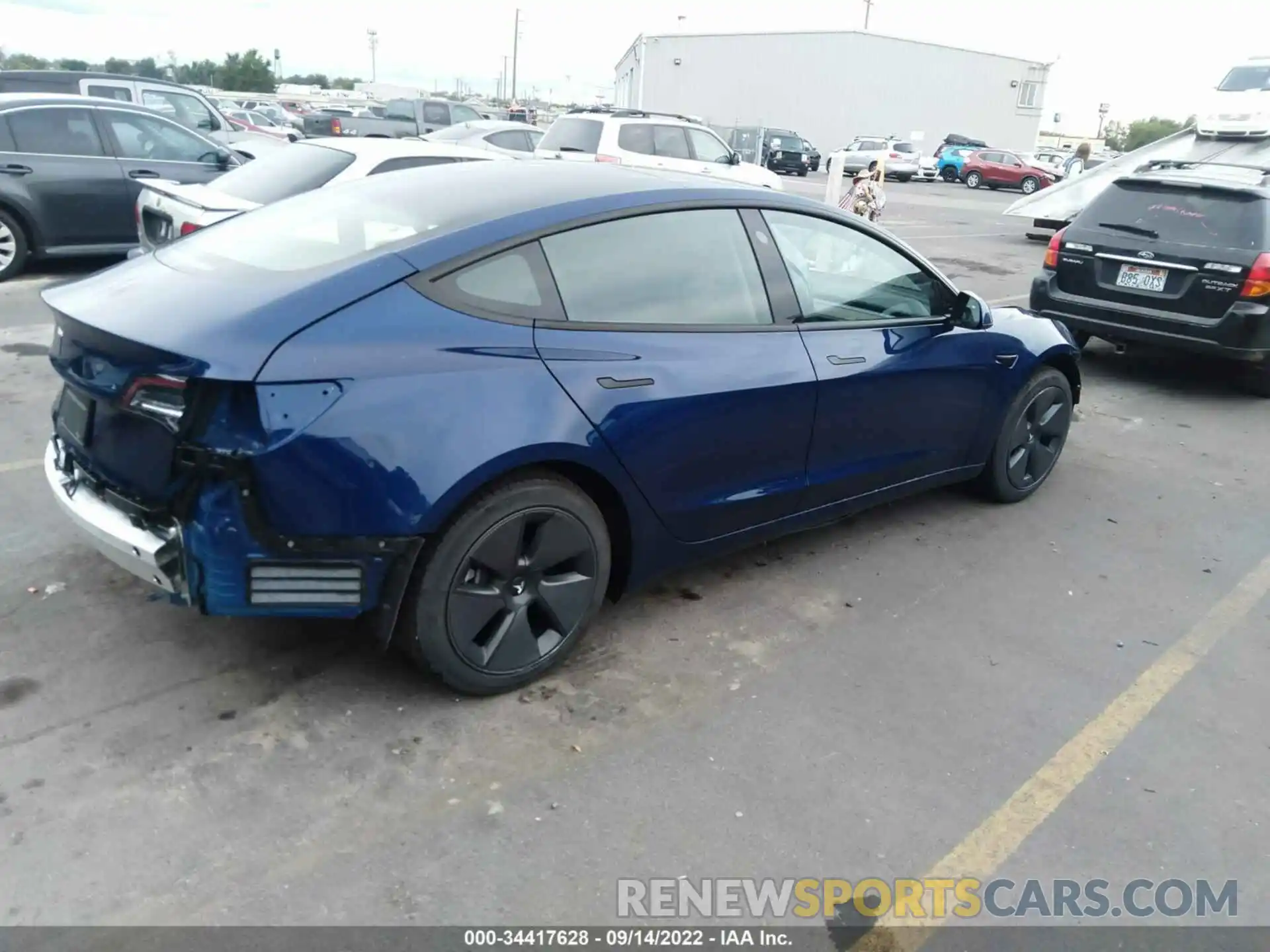 4 Фотография поврежденного автомобиля 5YJ3E1EA4MF041695 TESLA MODEL 3 2021