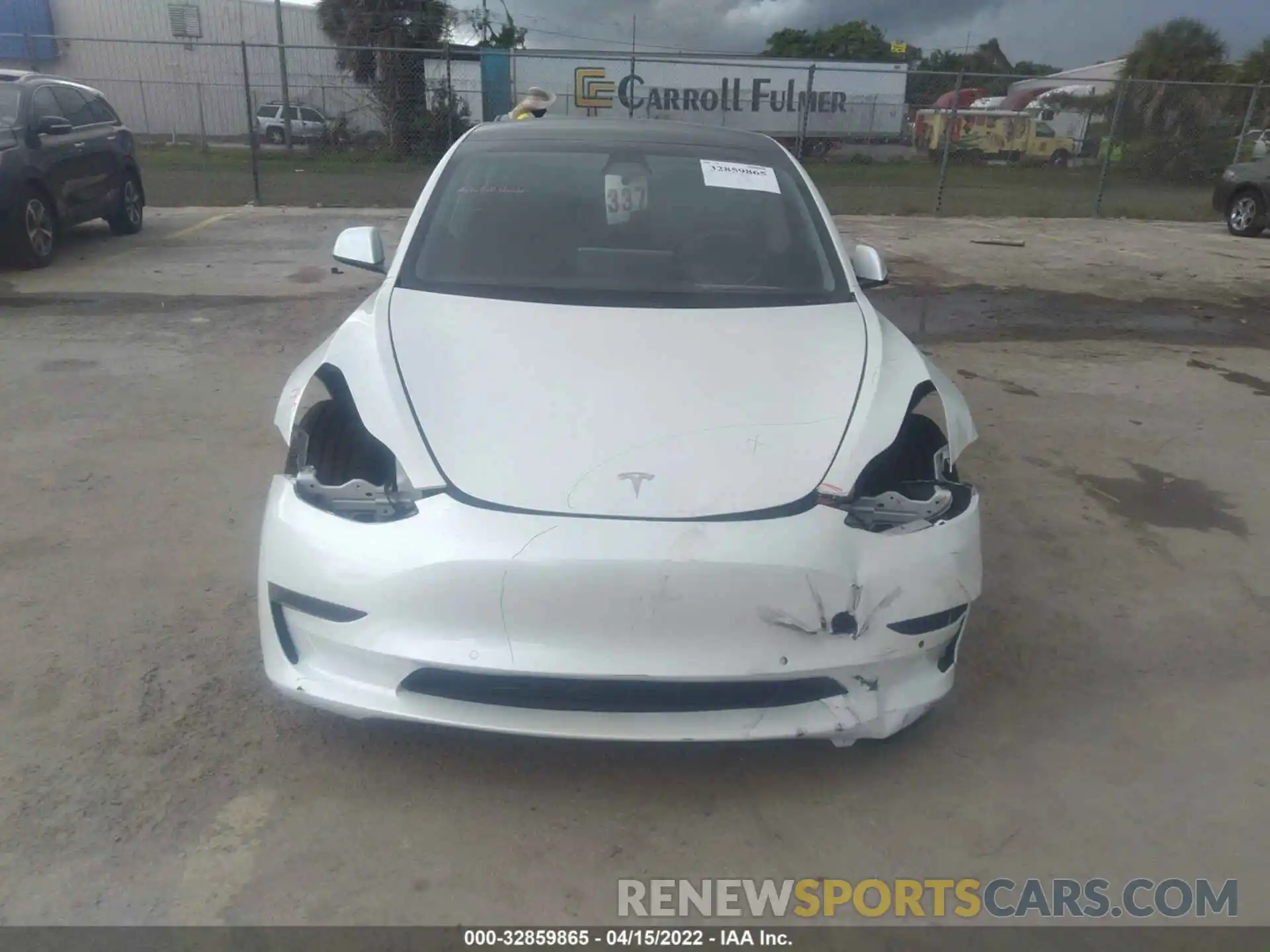 6 Photograph of a damaged car 5YJ3E1EA4MF043088 TESLA MODEL 3 2021