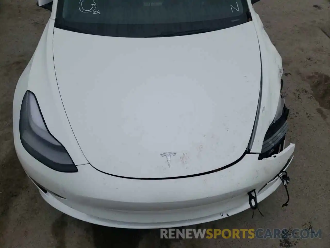 7 Photograph of a damaged car 5YJ3E1EA4MF046945 TESLA MODEL 3 2021