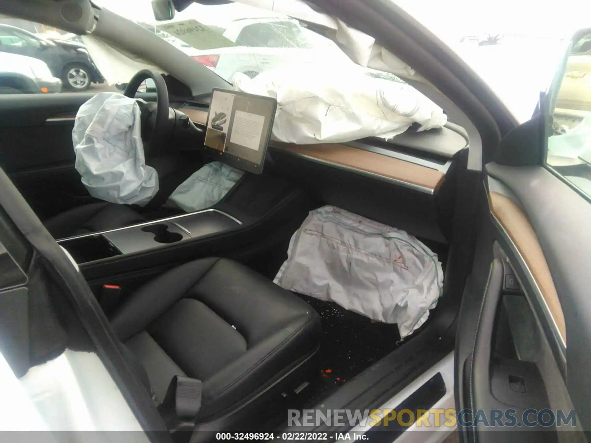 5 Photograph of a damaged car 5YJ3E1EA4MF062904 TESLA MODEL 3 2021