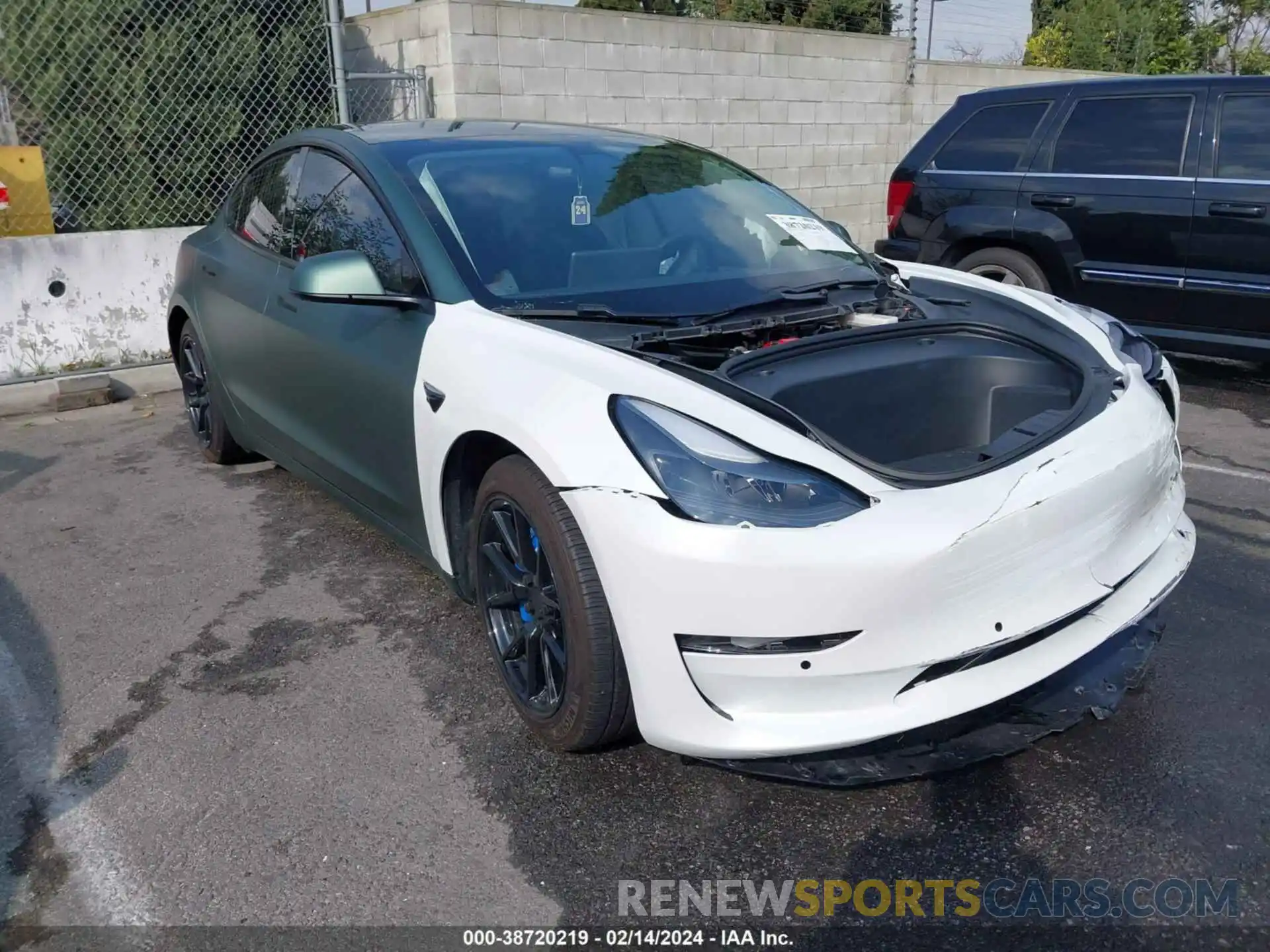 1 Фотография поврежденного автомобиля 5YJ3E1EA4MF071120 TESLA MODEL 3 2021