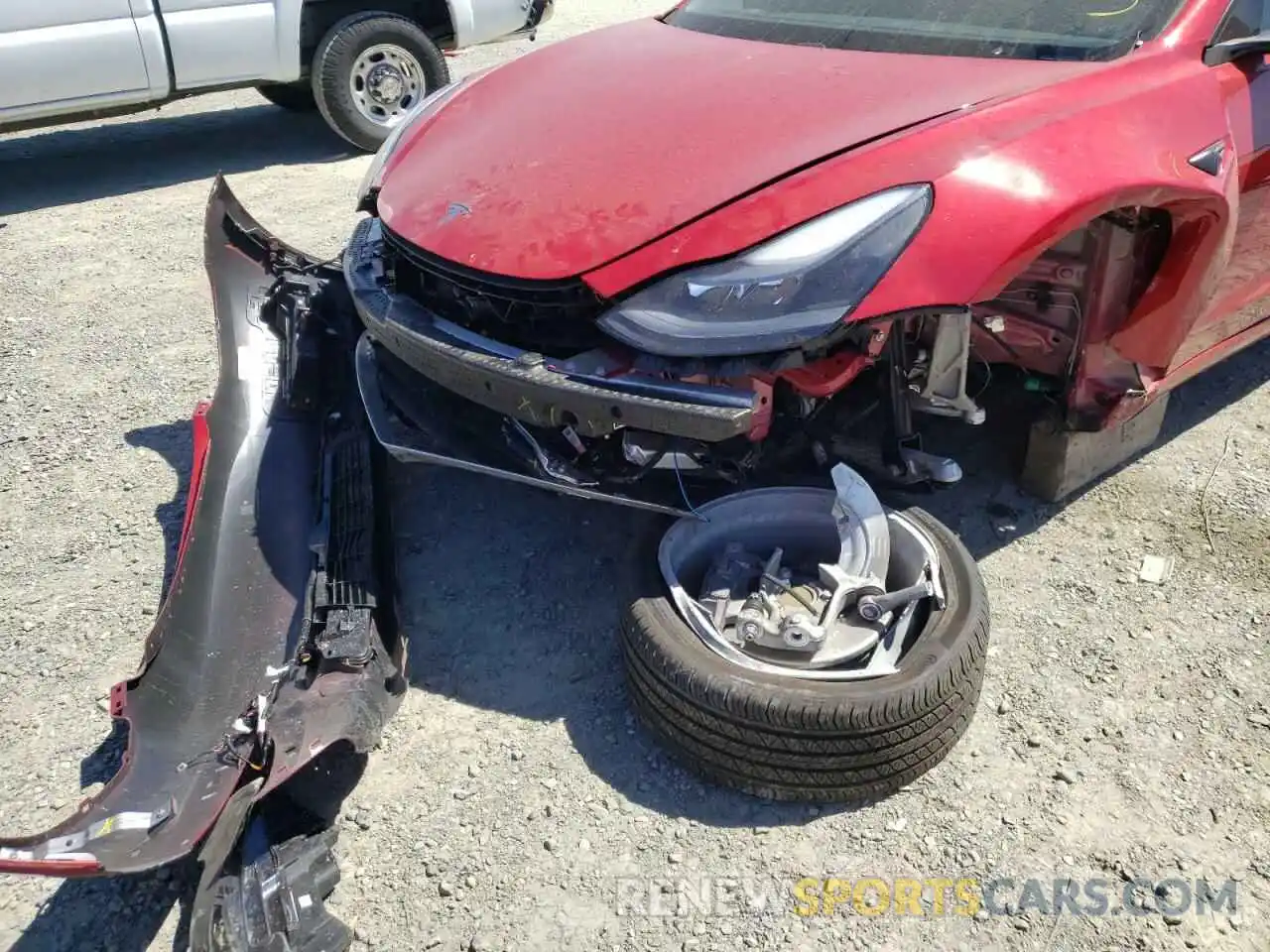 9 Photograph of a damaged car 5YJ3E1EA4MF078455 TESLA MODEL 3 2021