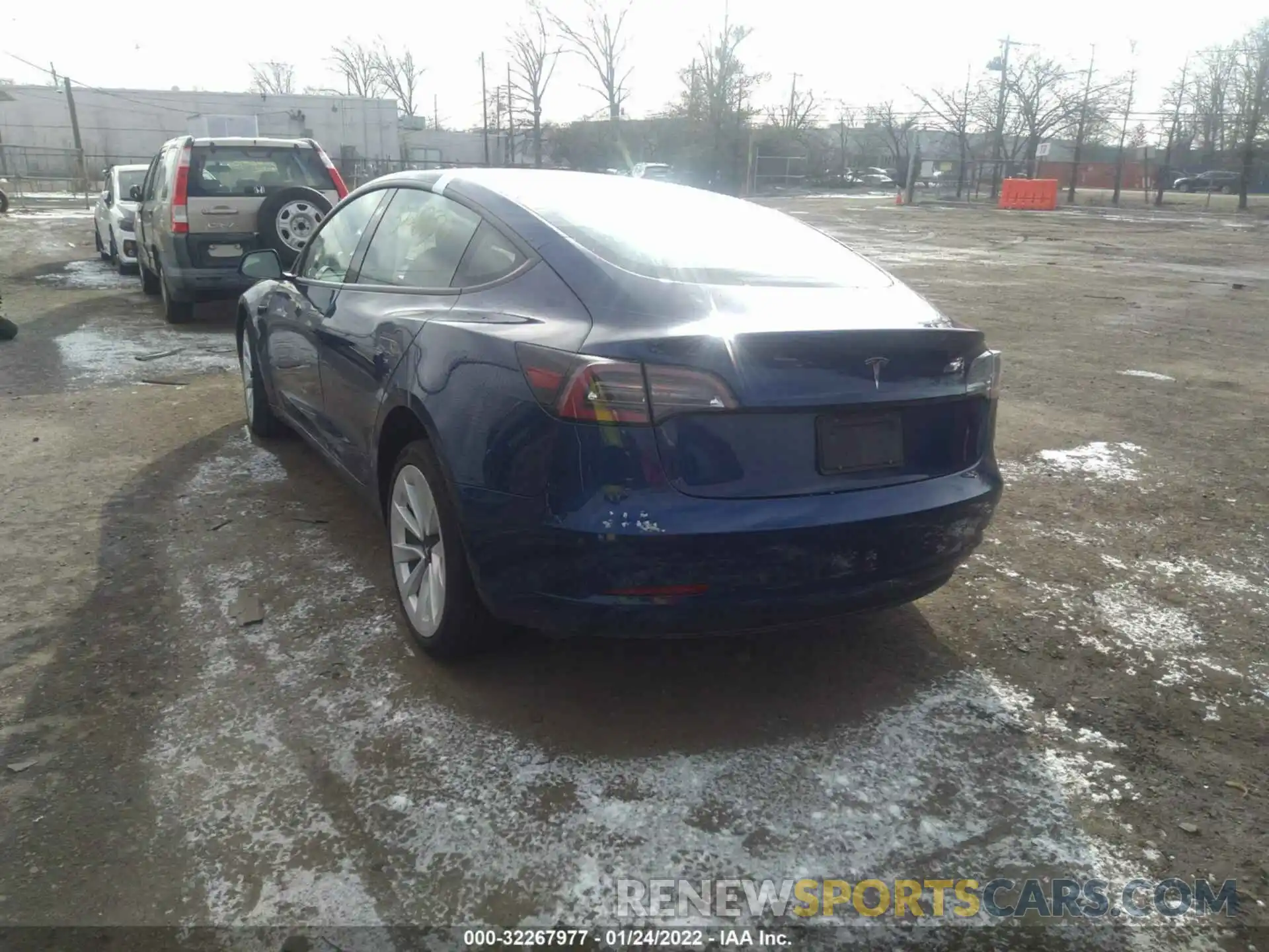 3 Photograph of a damaged car 5YJ3E1EA4MF086717 TESLA MODEL 3 2021