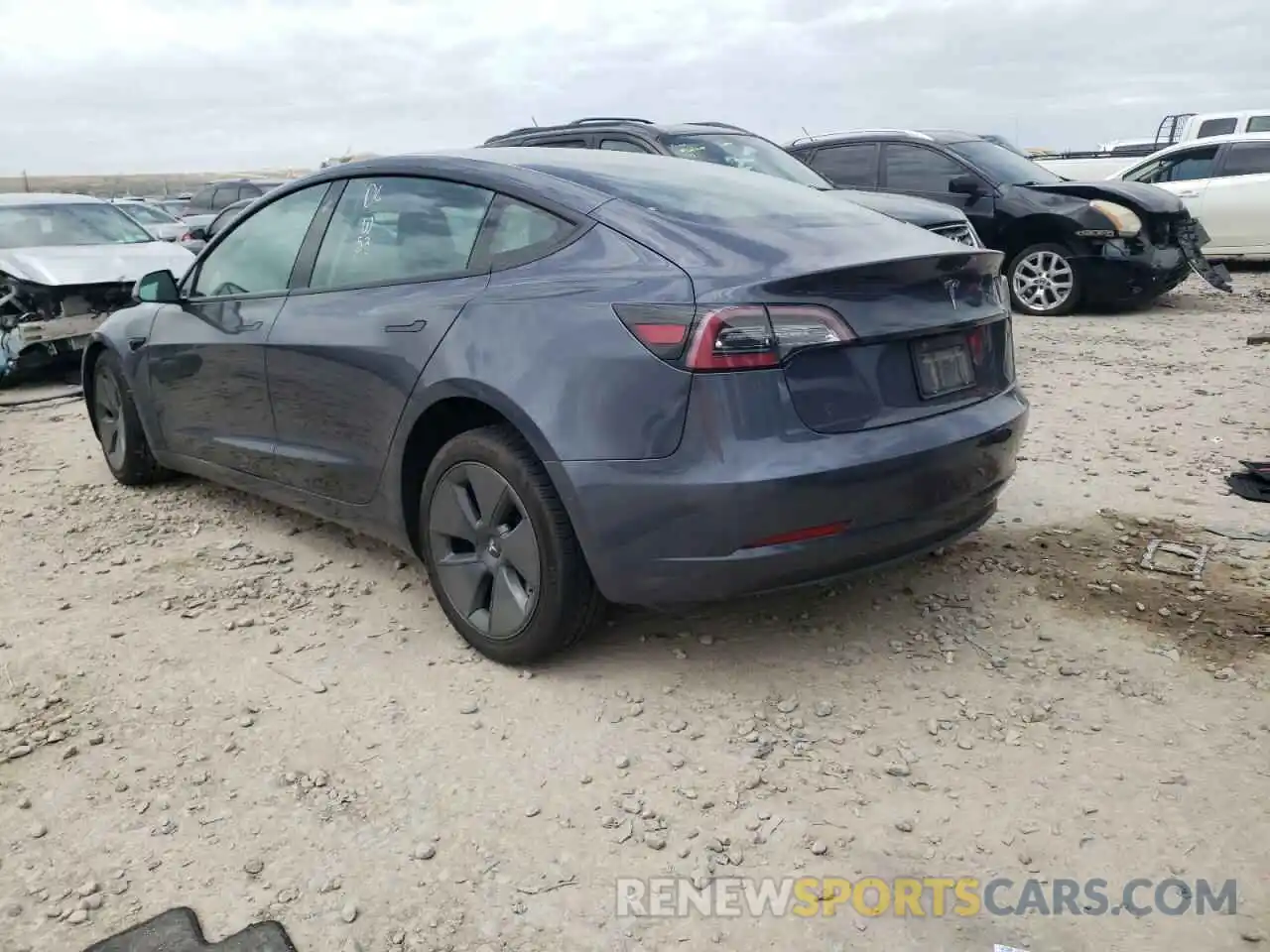 3 Photograph of a damaged car 5YJ3E1EA4MF089018 TESLA MODEL 3 2021