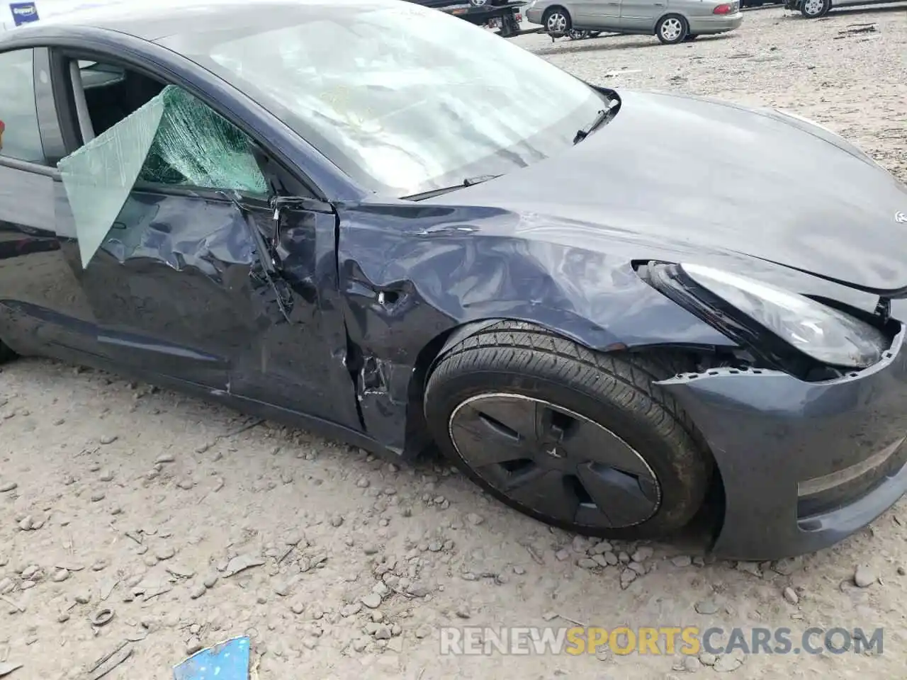 9 Photograph of a damaged car 5YJ3E1EA4MF089018 TESLA MODEL 3 2021