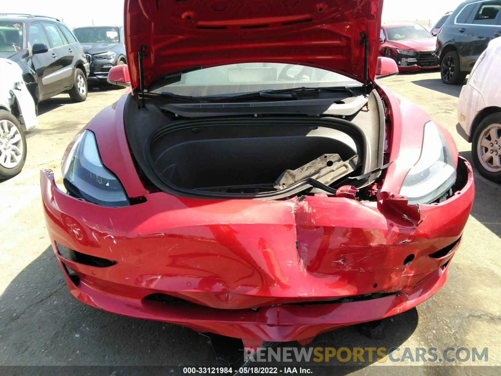 6 Photograph of a damaged car 5YJ3E1EA4MF096745 TESLA MODEL 3 2021