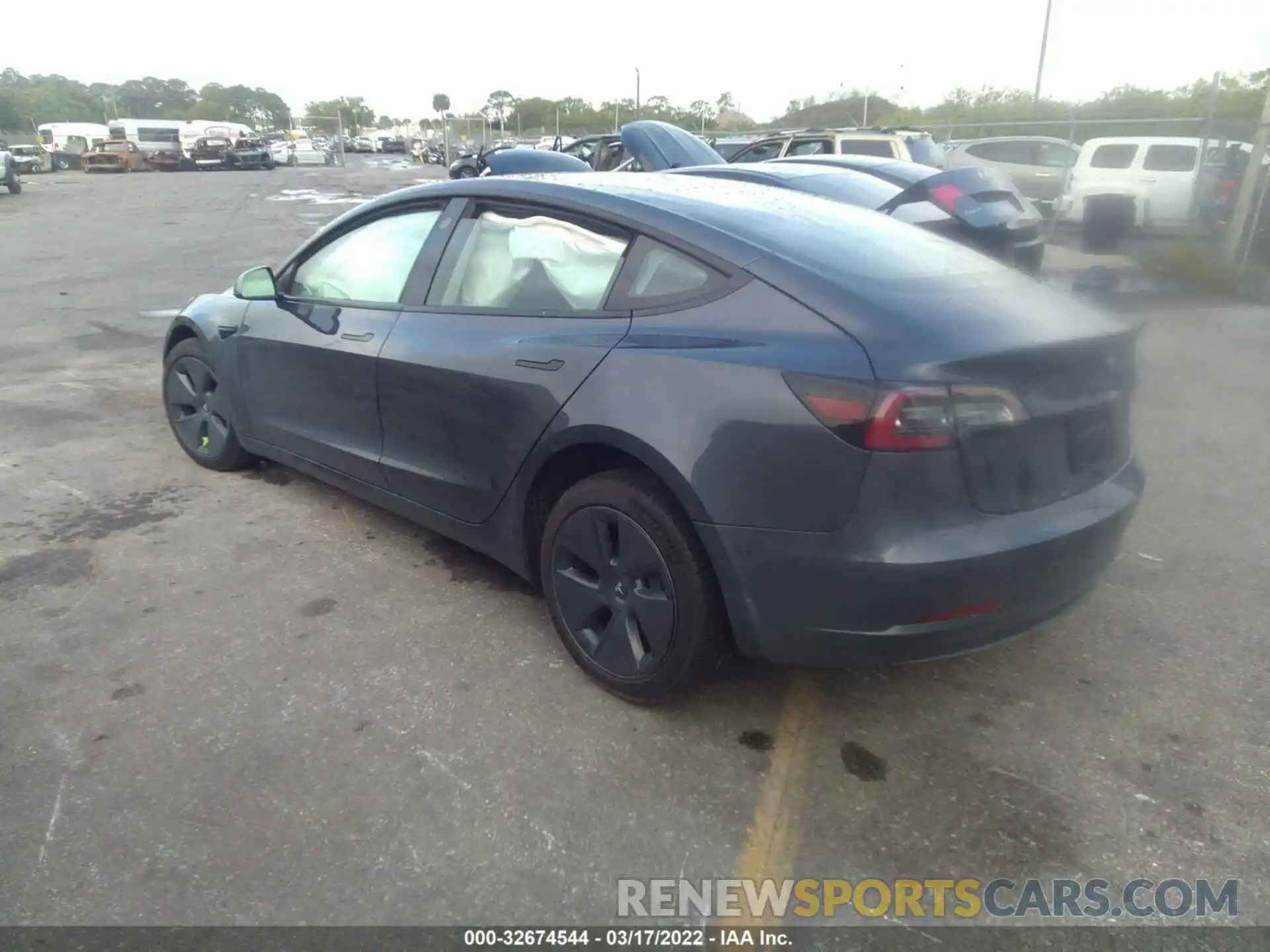 3 Photograph of a damaged car 5YJ3E1EA4MF098124 TESLA MODEL 3 2021